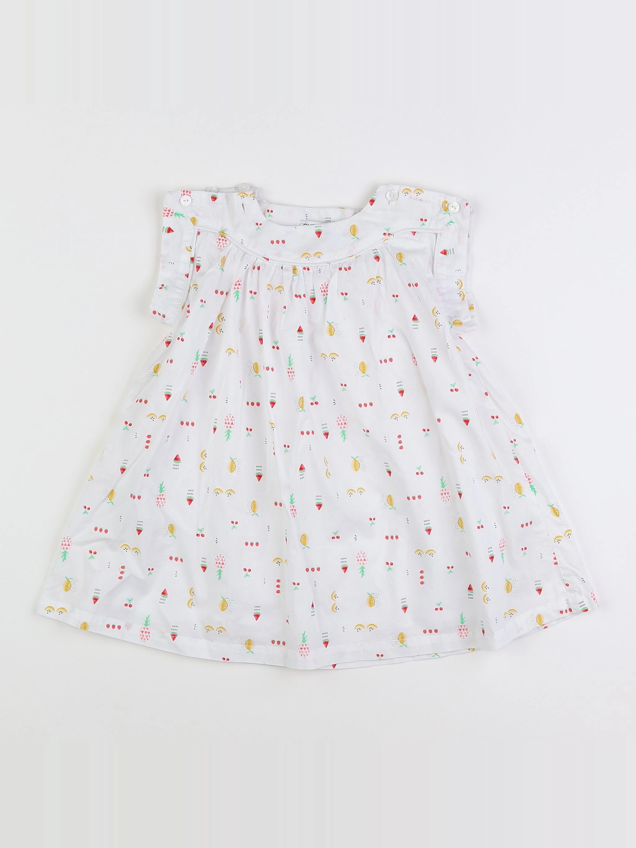 Cyrillus - robe blanc - 12 mois