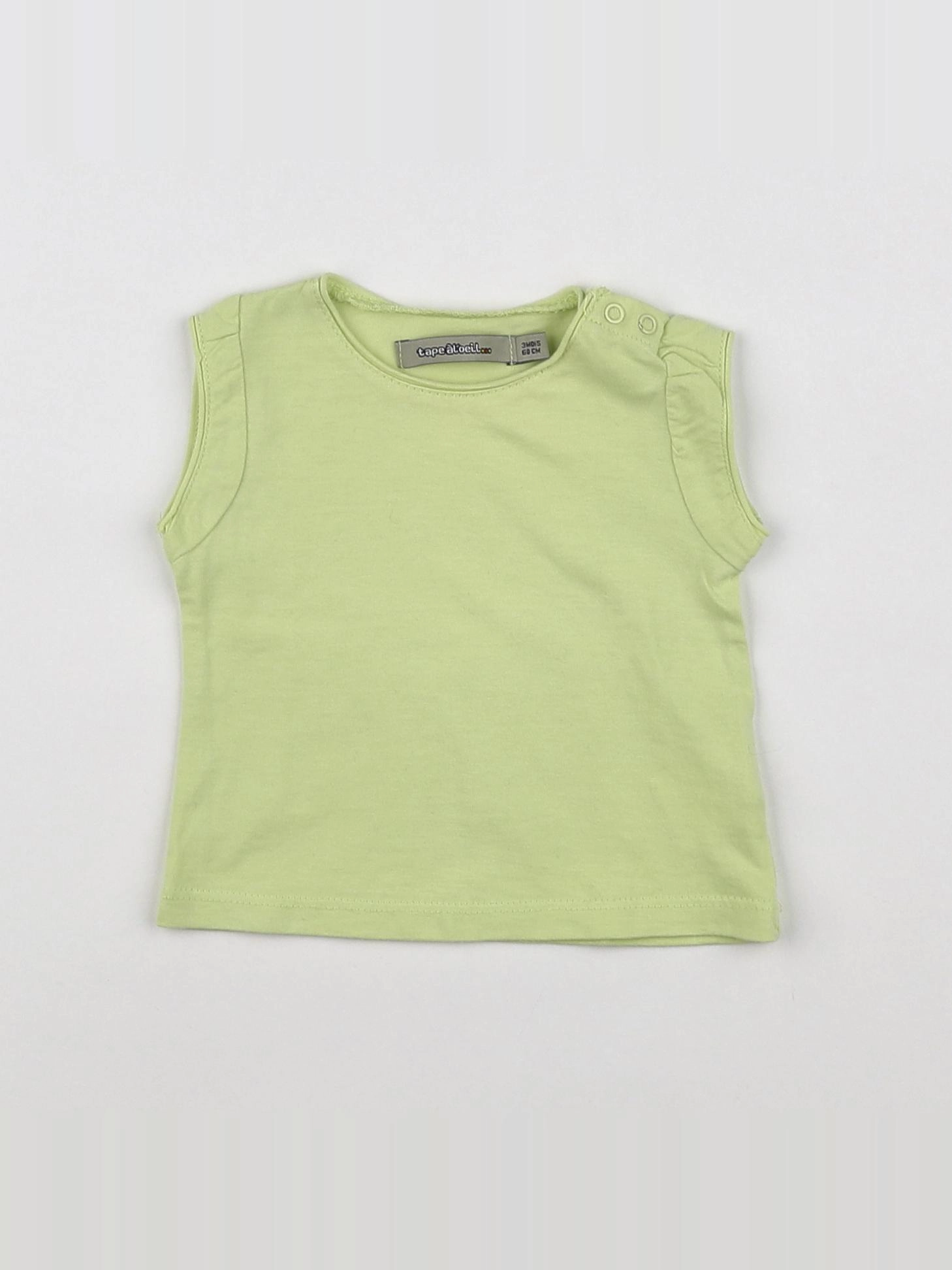 Tape à l'oeil - tee-shirt vert - 3 mois