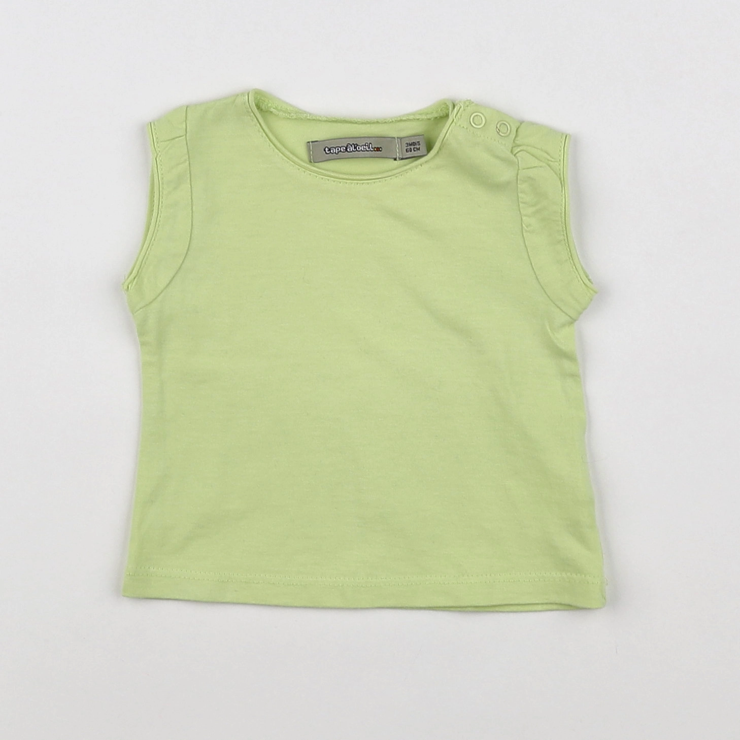 Tape à l'oeil - tee-shirt vert - 3 mois
