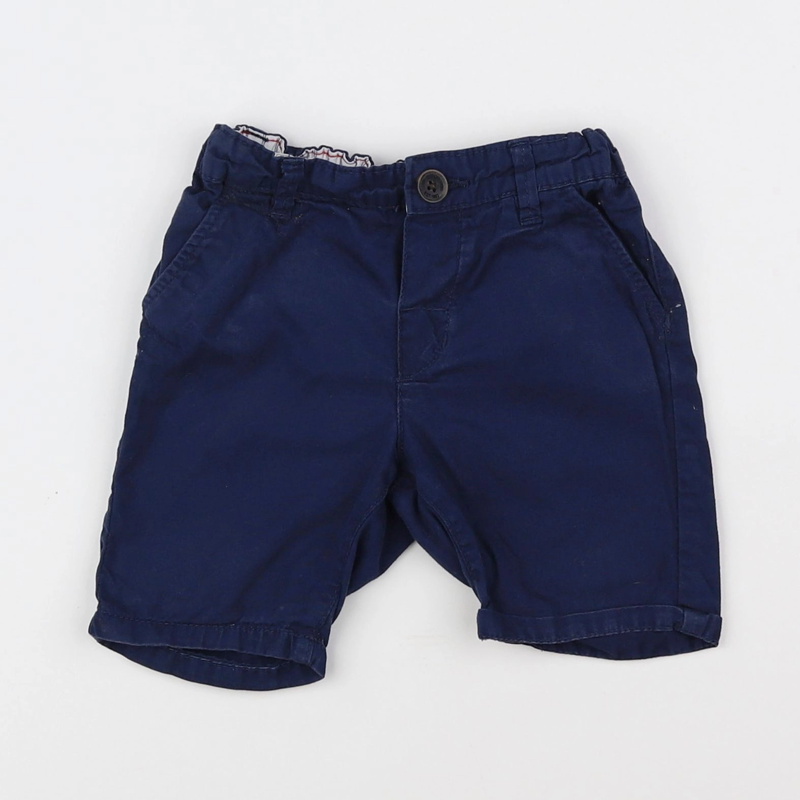 H&M - short bleu - 9/12 mois