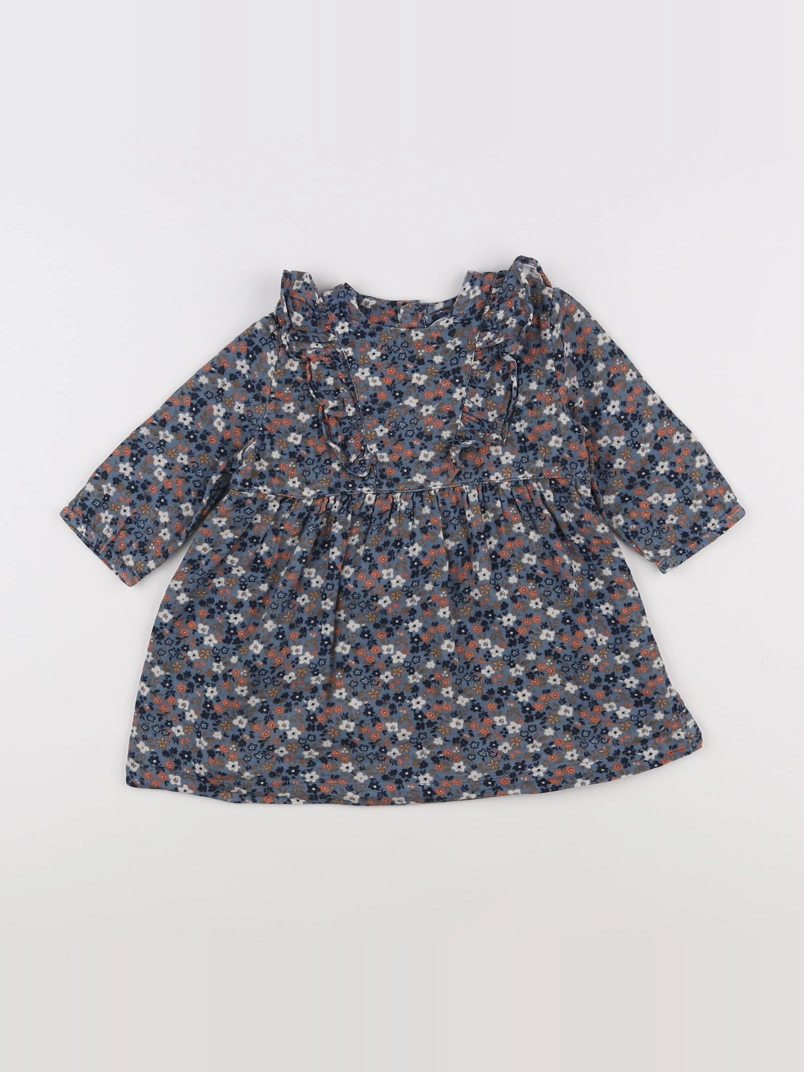 Petit Bateau - robe multicolore - 12 mois