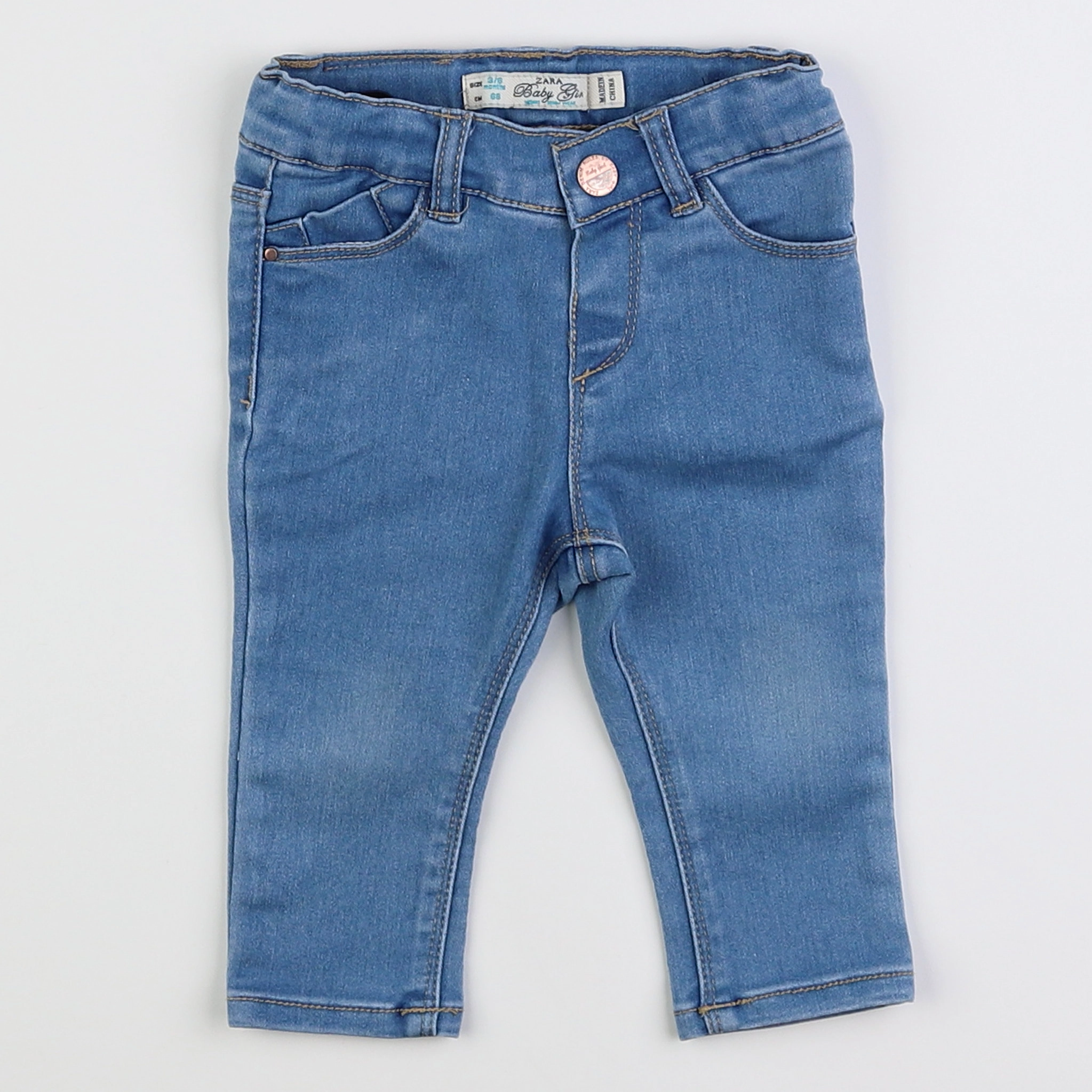 Zara - jean bleu - 3/6 mois