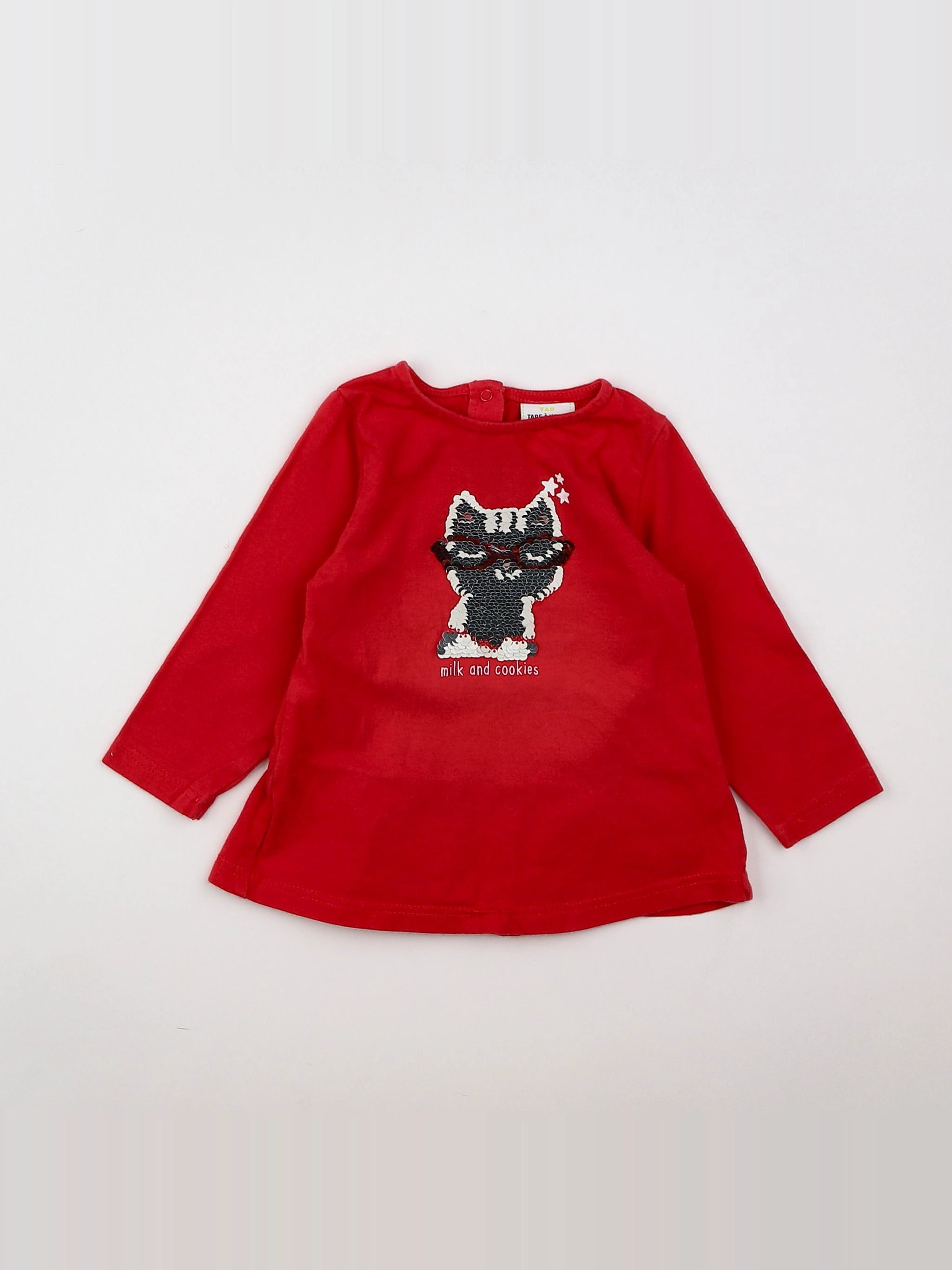 Tape à l'oeil - tee-shirt rouge - 9 mois