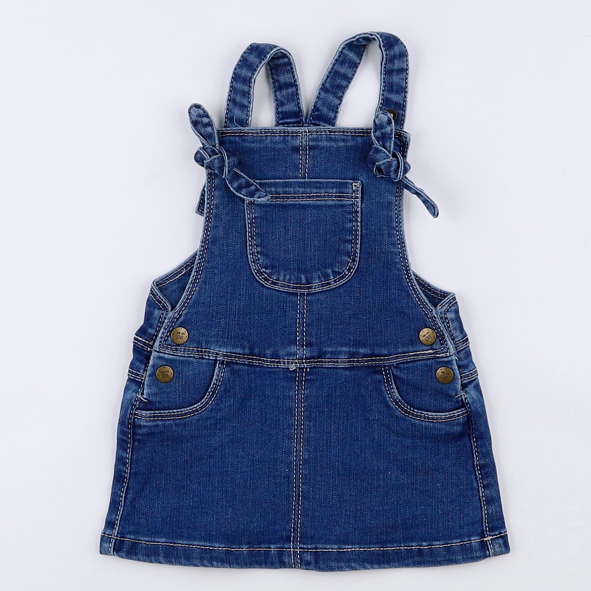 Tape à l'oeil - robe bleu - 9 mois