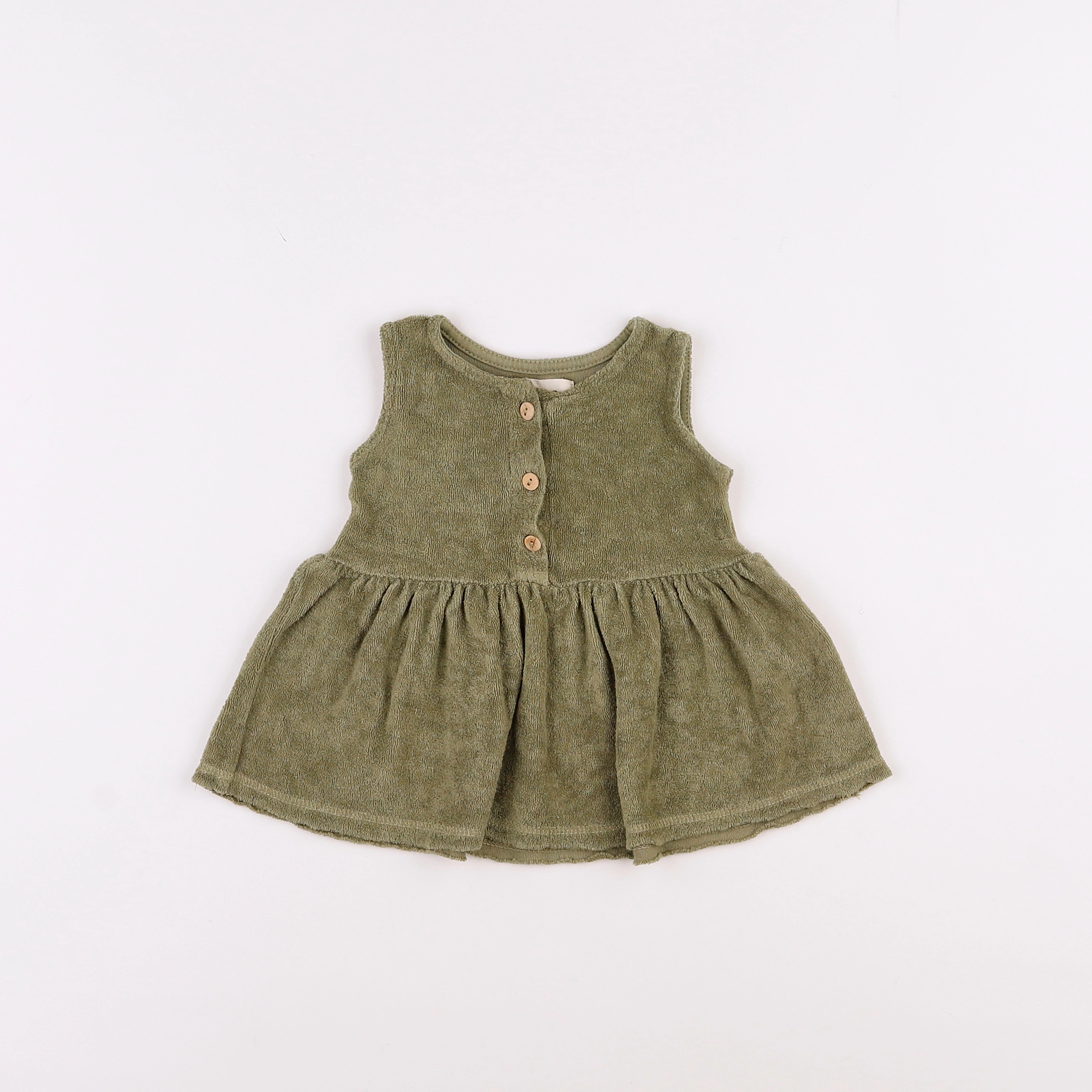 Les Petites Choses - robe vert - 3 mois