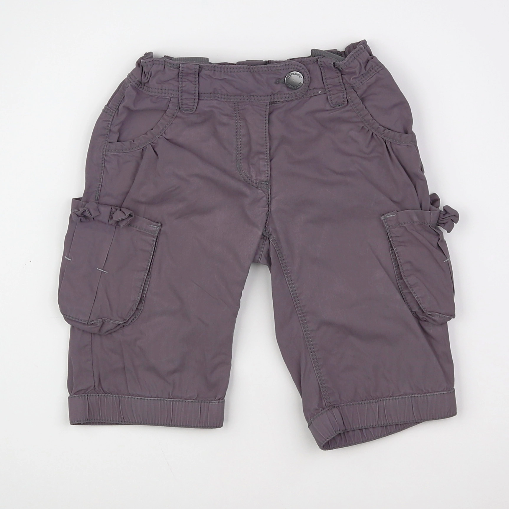 Vertbaudet - short gris - 2 ans