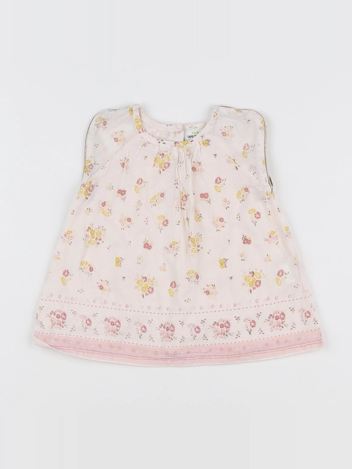 Tape à l'oeil - robe beige - 3 mois