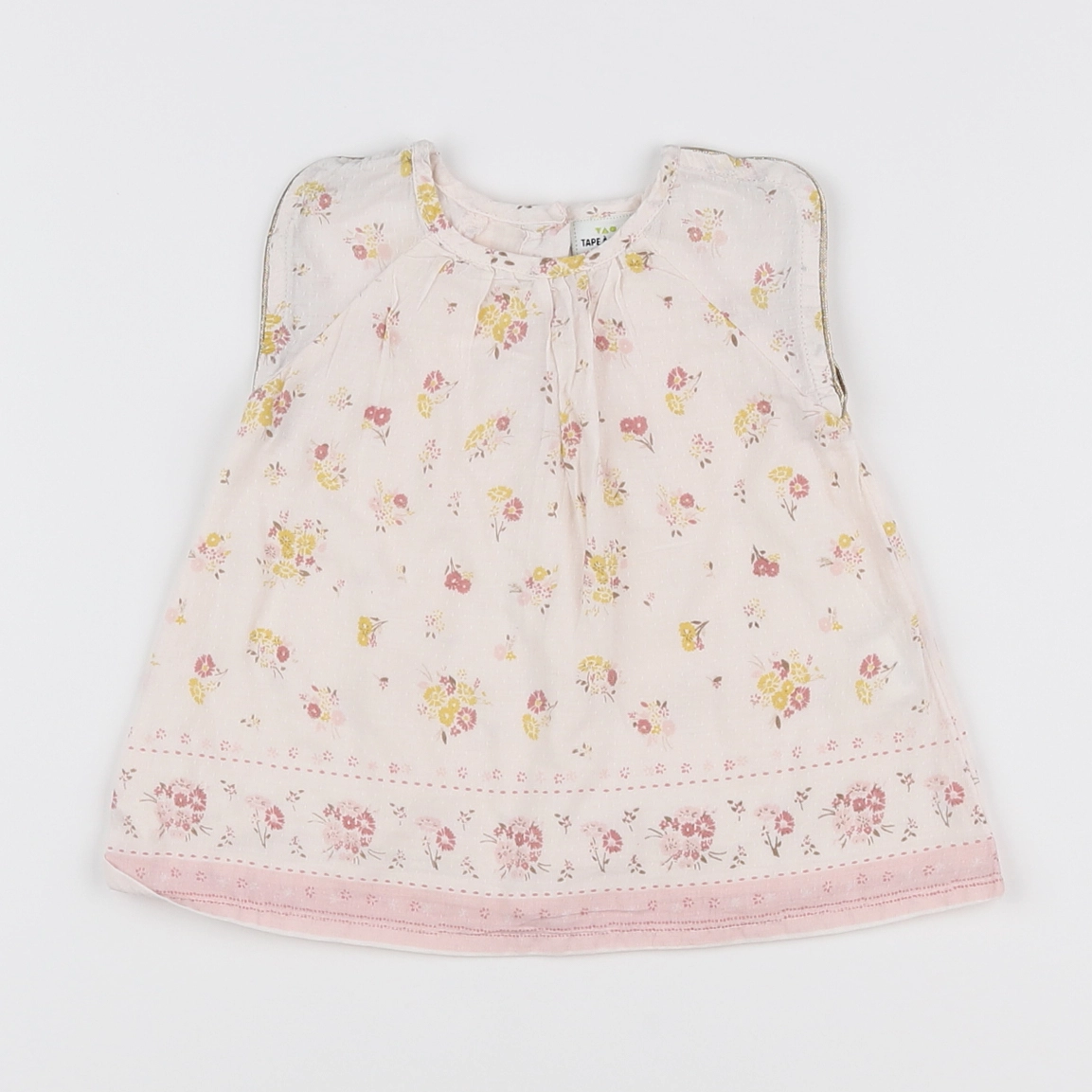 Tape à l'oeil - robe beige - 3 mois