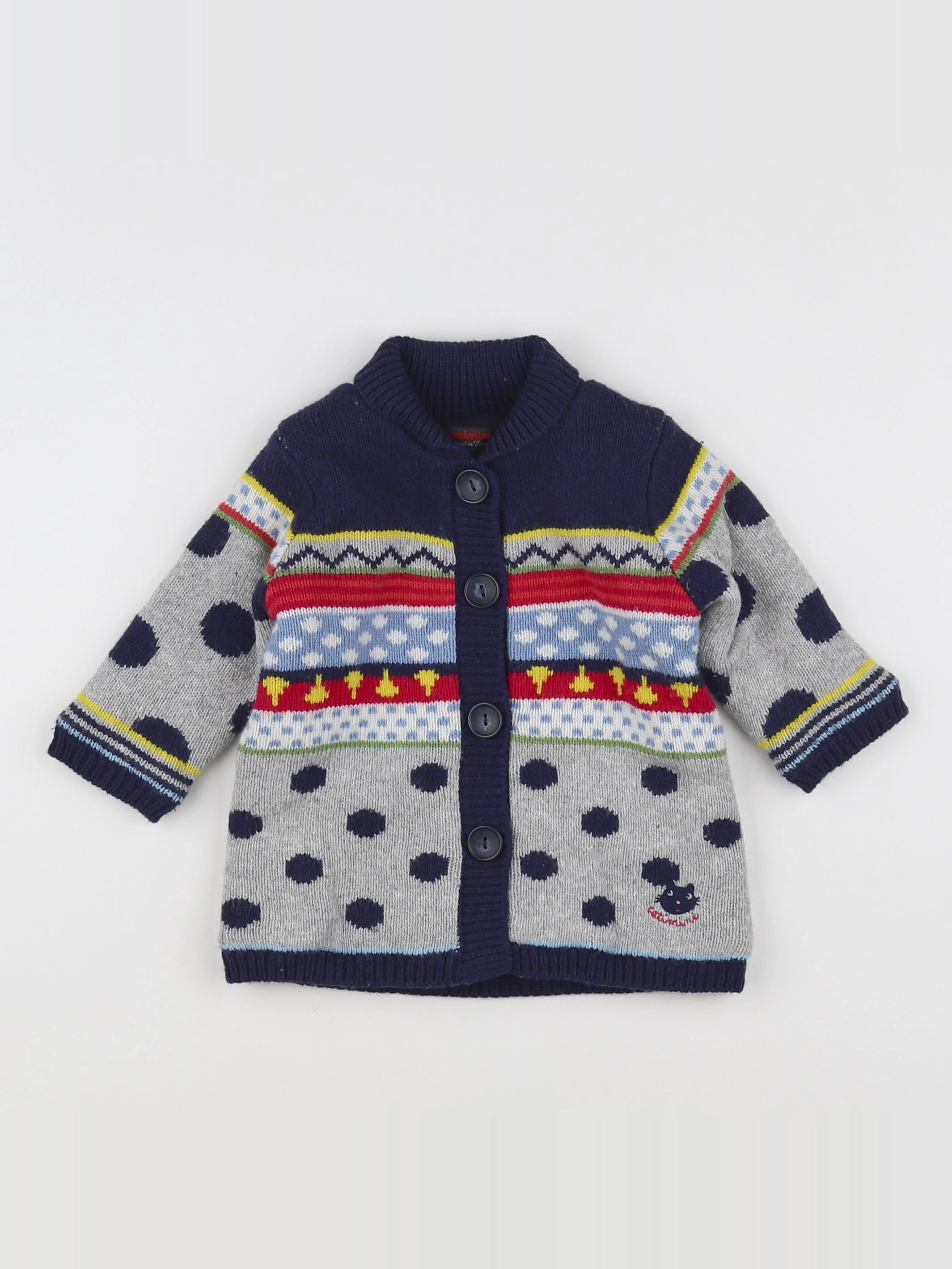 Catimini - veste gris - 6 mois