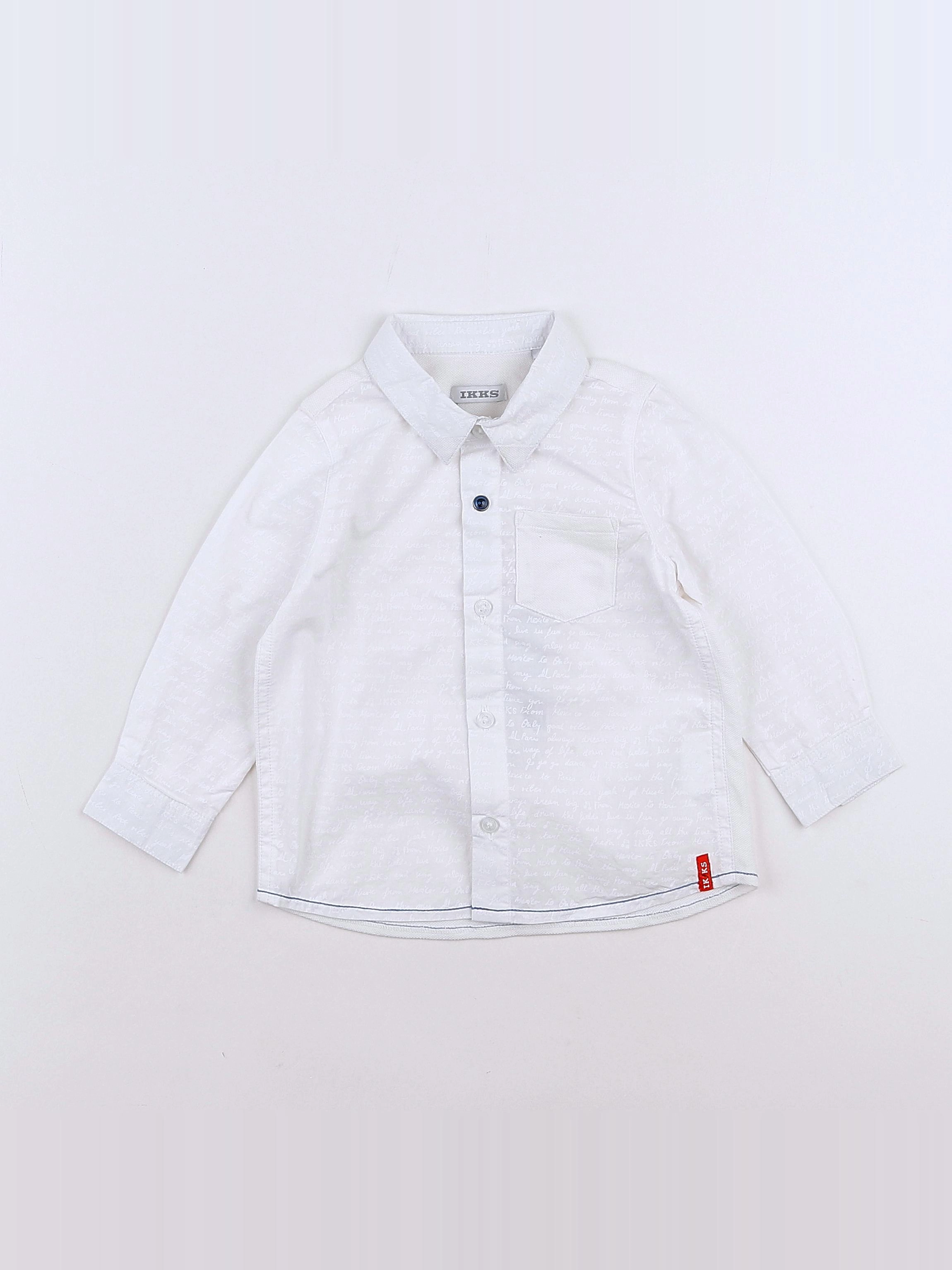 IKKS - chemise blanc - 12 mois