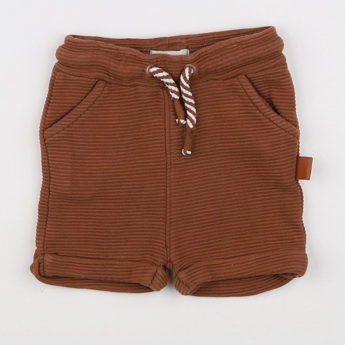 Vertbaudet - short marron - 3 mois
