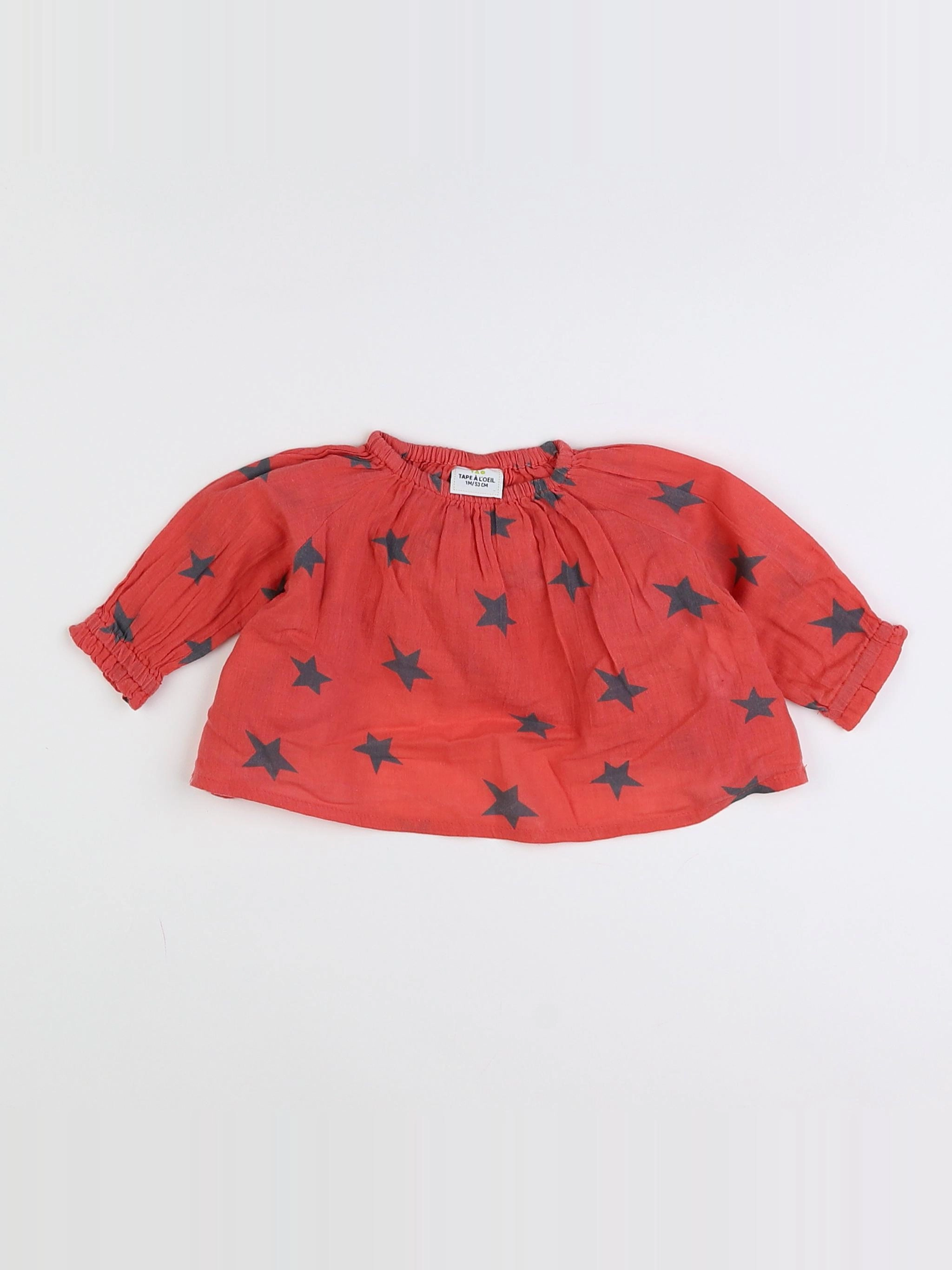 Tape à l'oeil - blouse rose - 1 mois