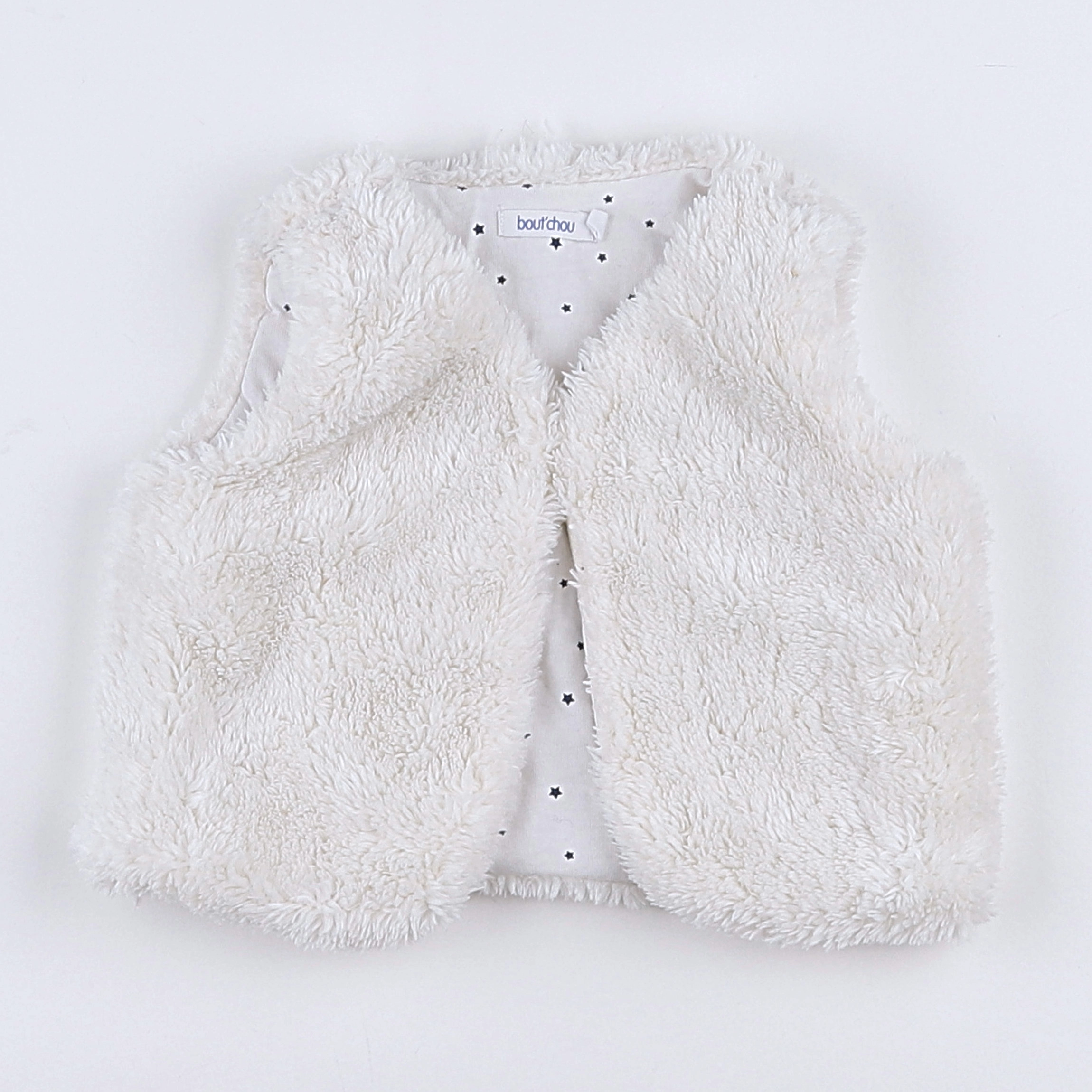 Boutchou - gilet blanc - 3 mois