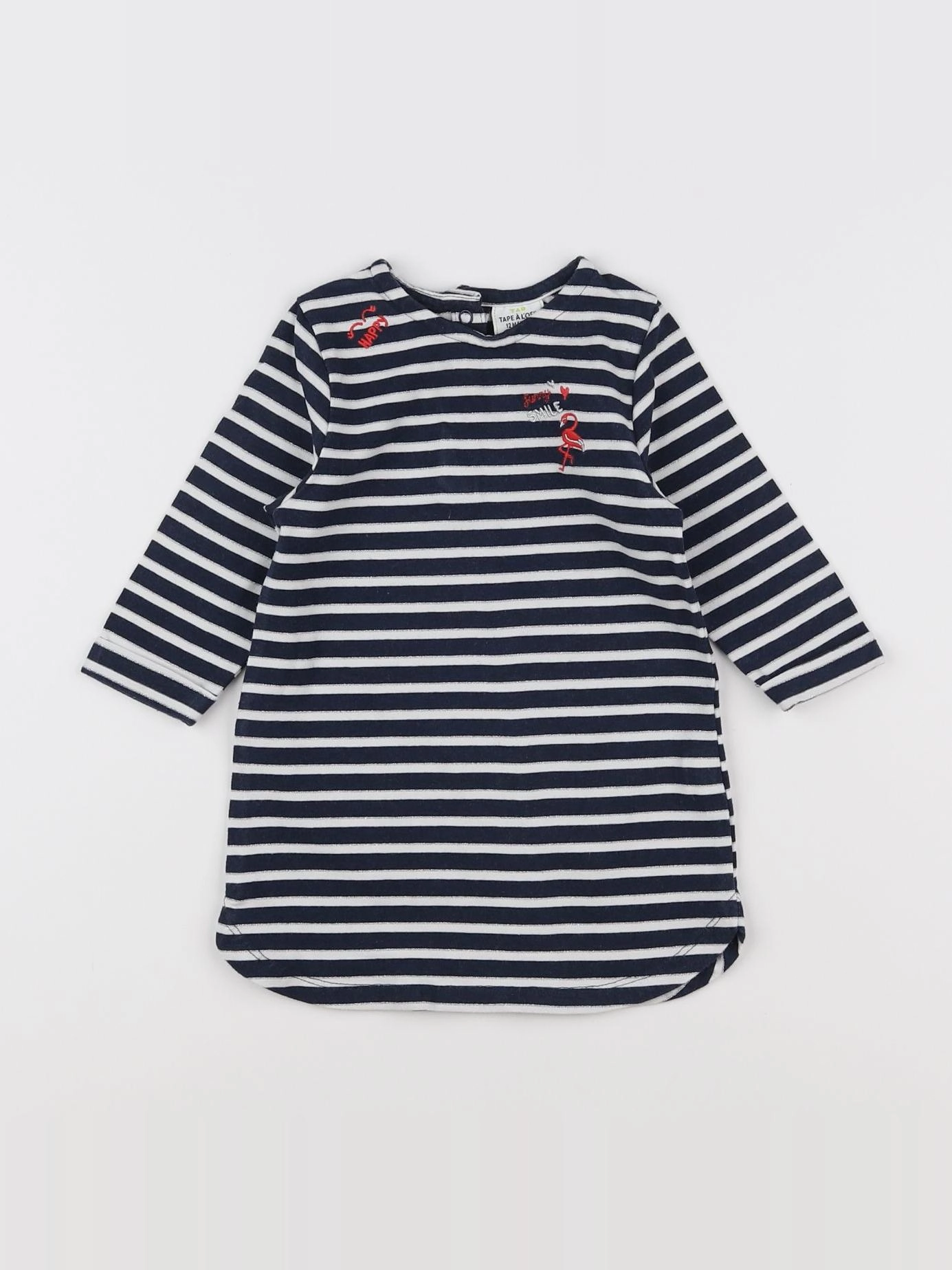 Tape à l'oeil - robe bleu - 12 mois