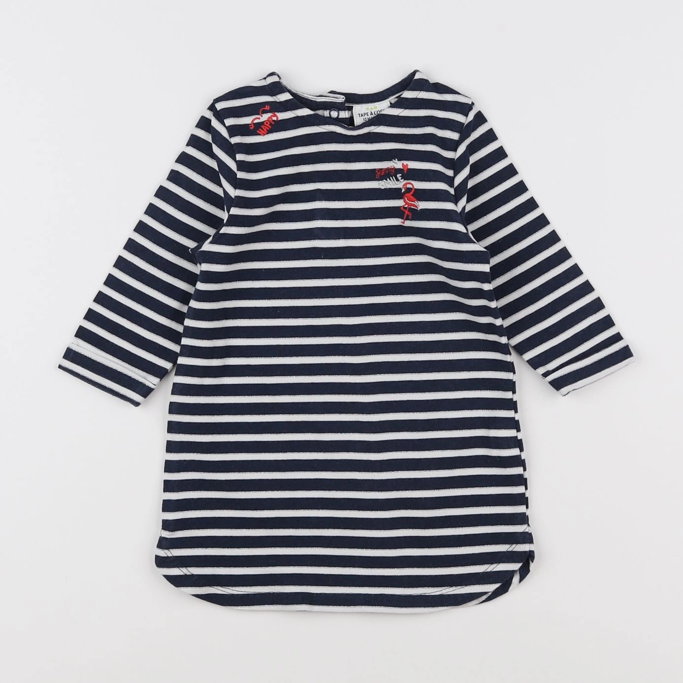 Tape à l'oeil - robe bleu - 12 mois