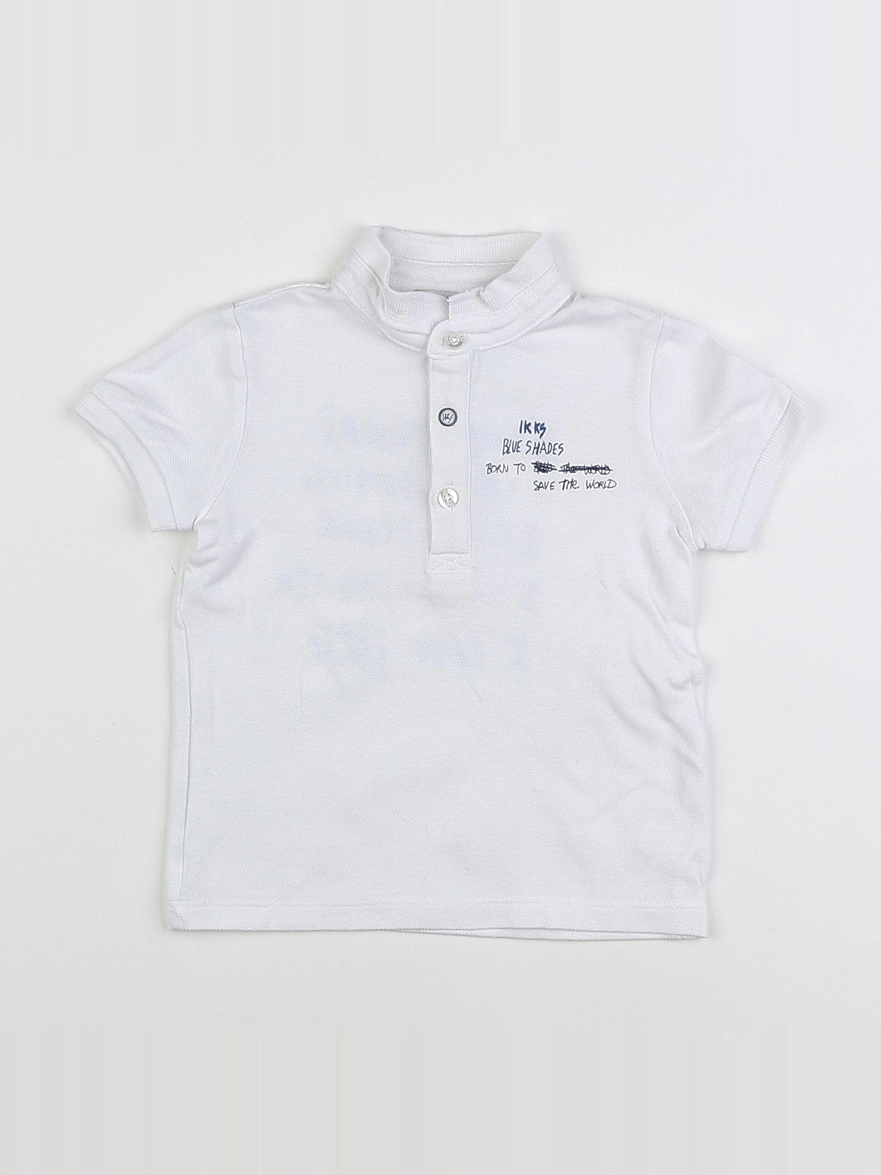 IKKS - tee-shirt imprimé au dos blanc - 18 mois