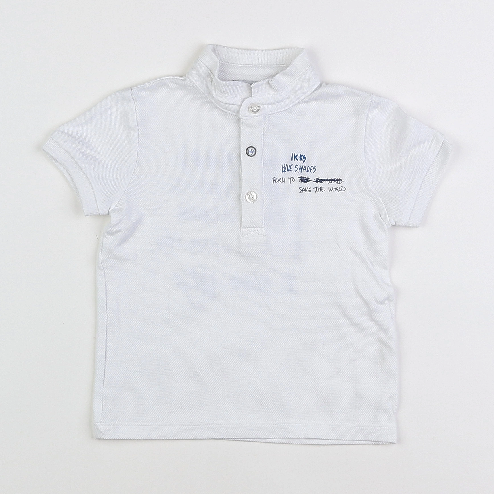 IKKS - tee-shirt imprimé au dos blanc - 18 mois