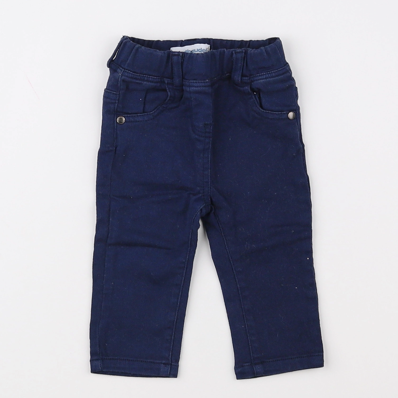 Vertbaudet - jegging bleu - 3 mois