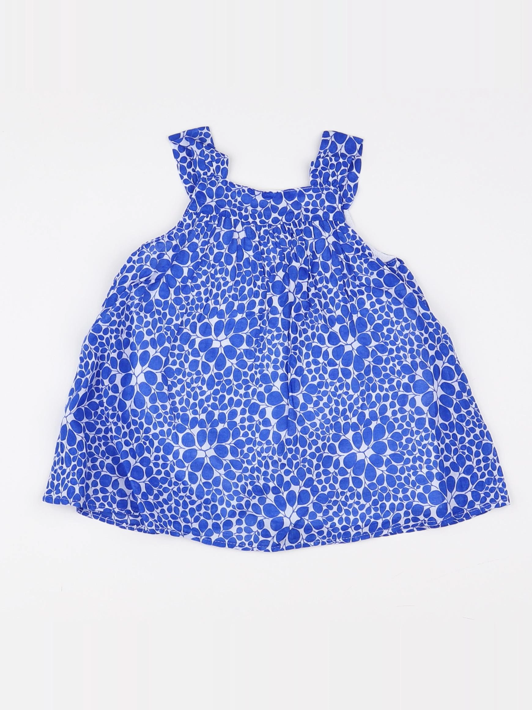 Absorba - robe blanc,bleu - 3 mois