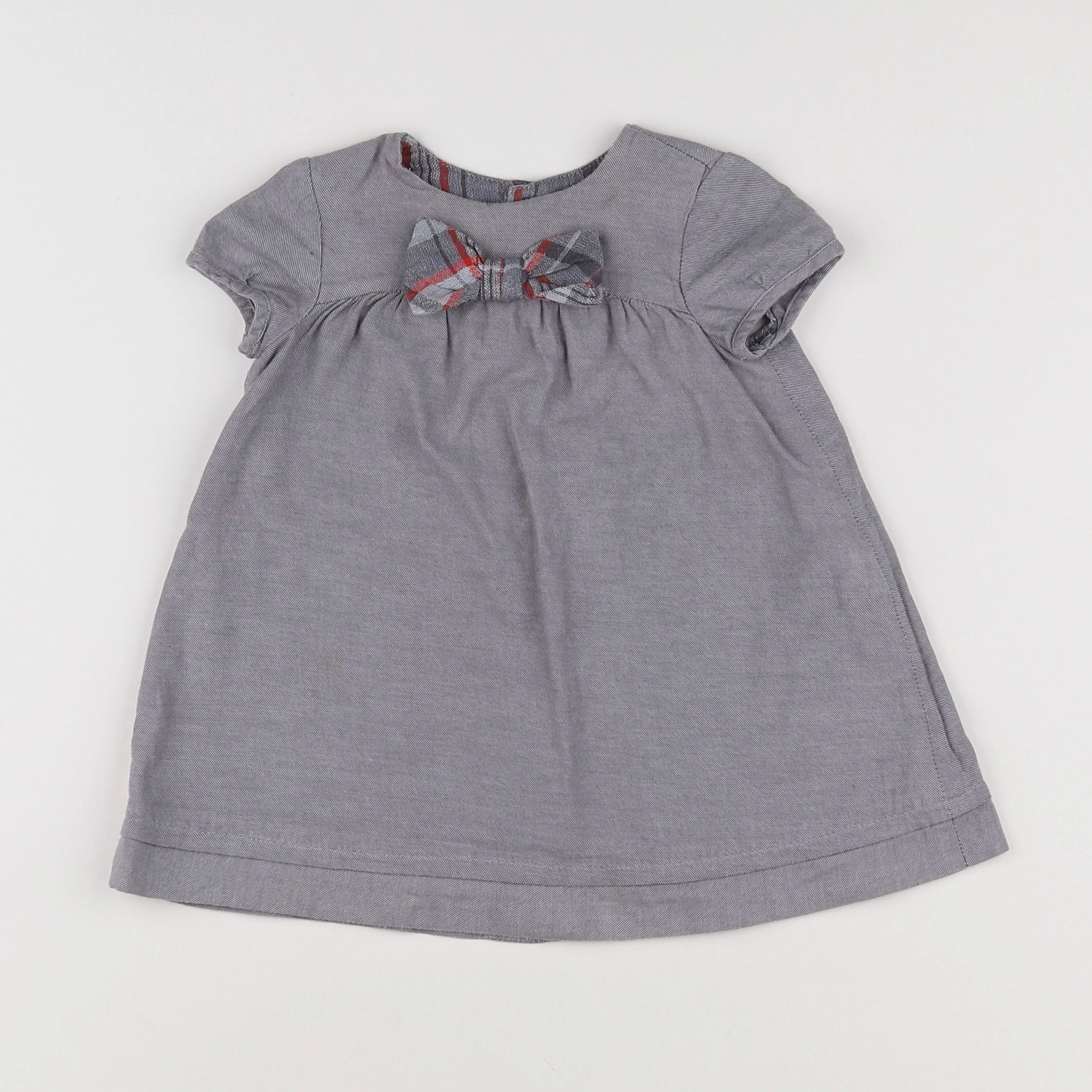 Zara - robe gris - 9/12 mois