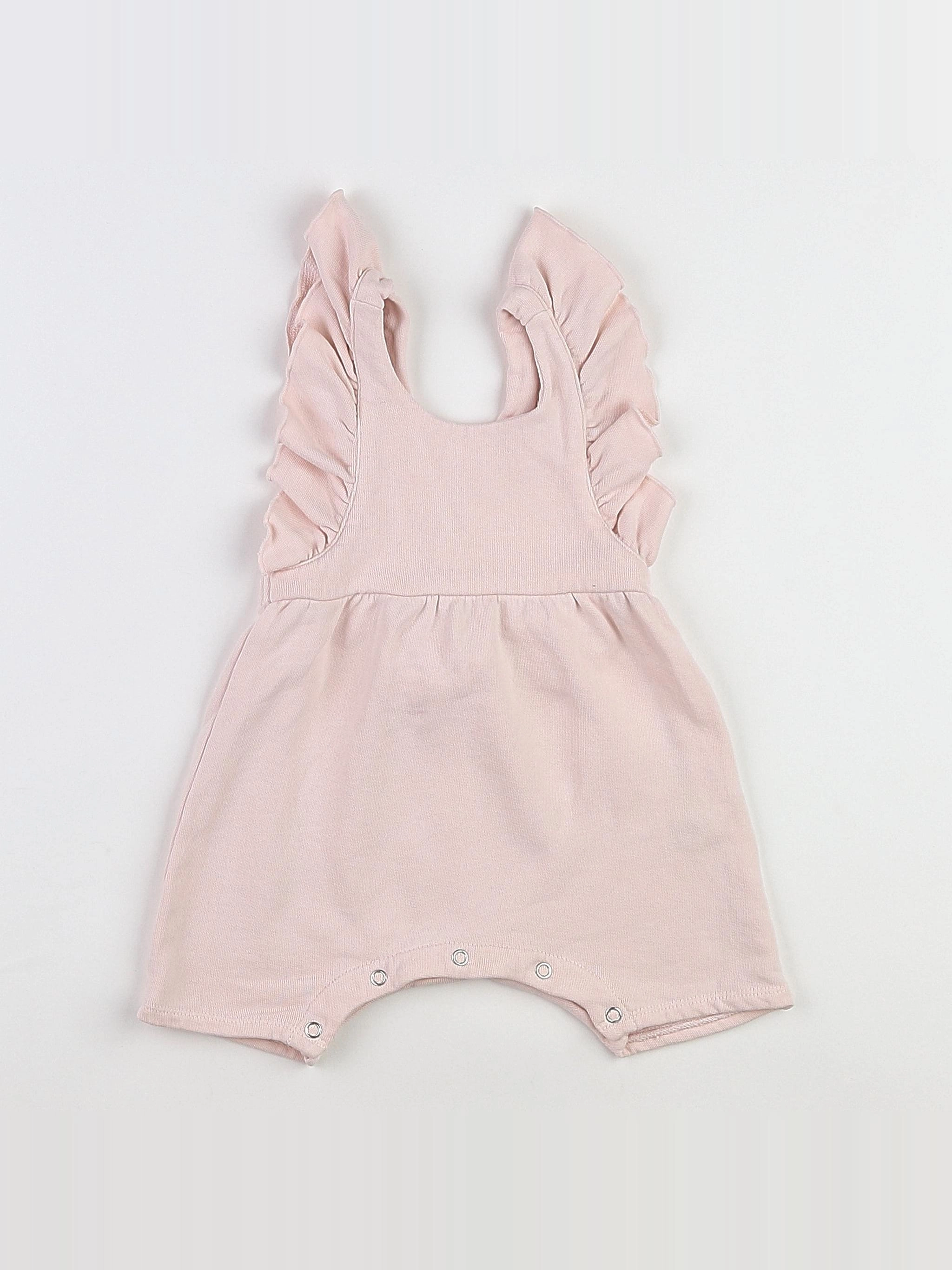 Louis Louise - combinaison rose - 12 mois