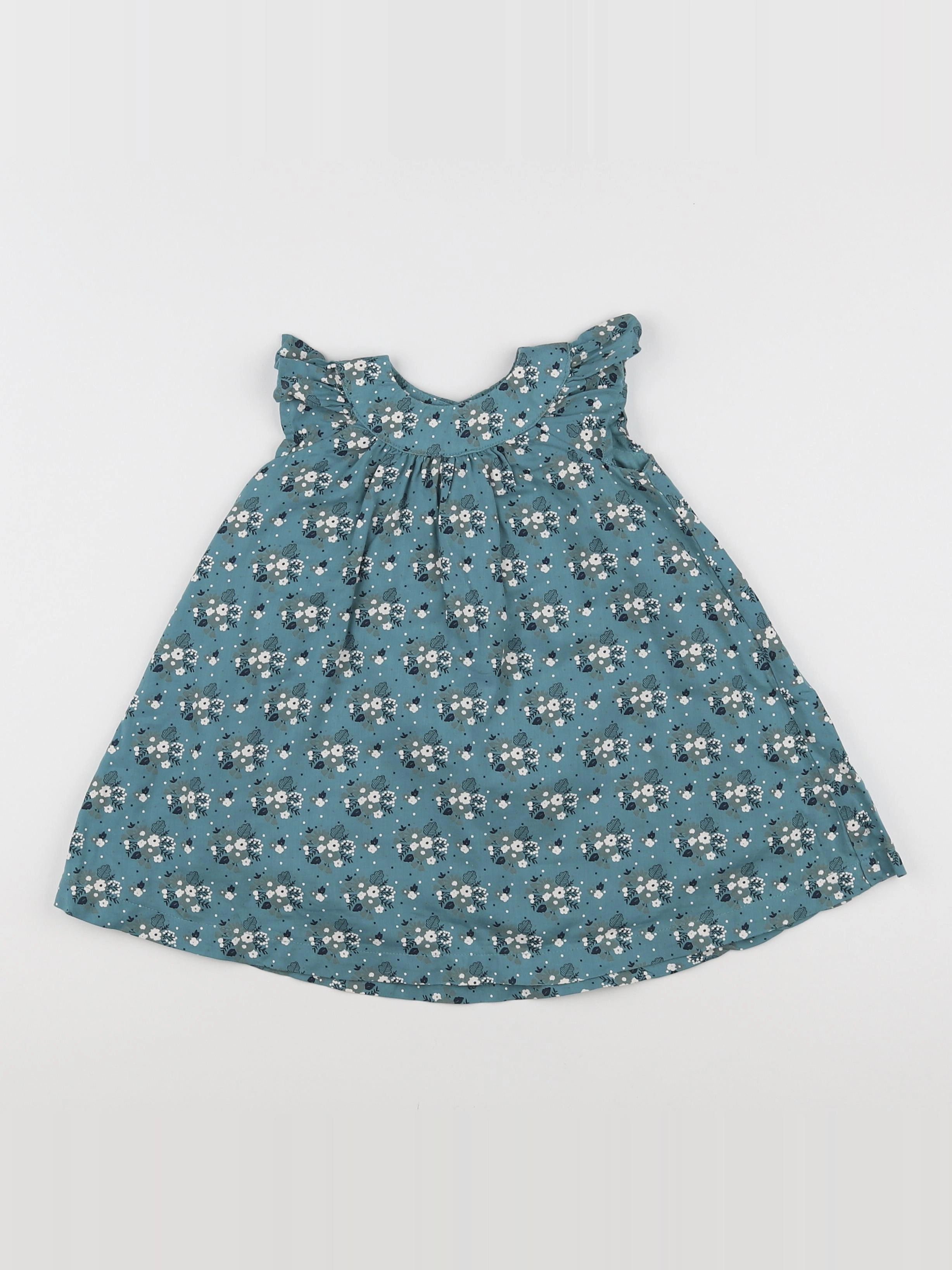 Boutchou - robe vert - 6 mois