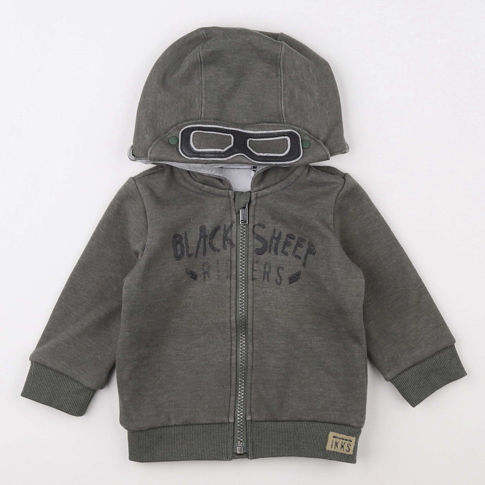 IKKS - sweat vert - 12 mois