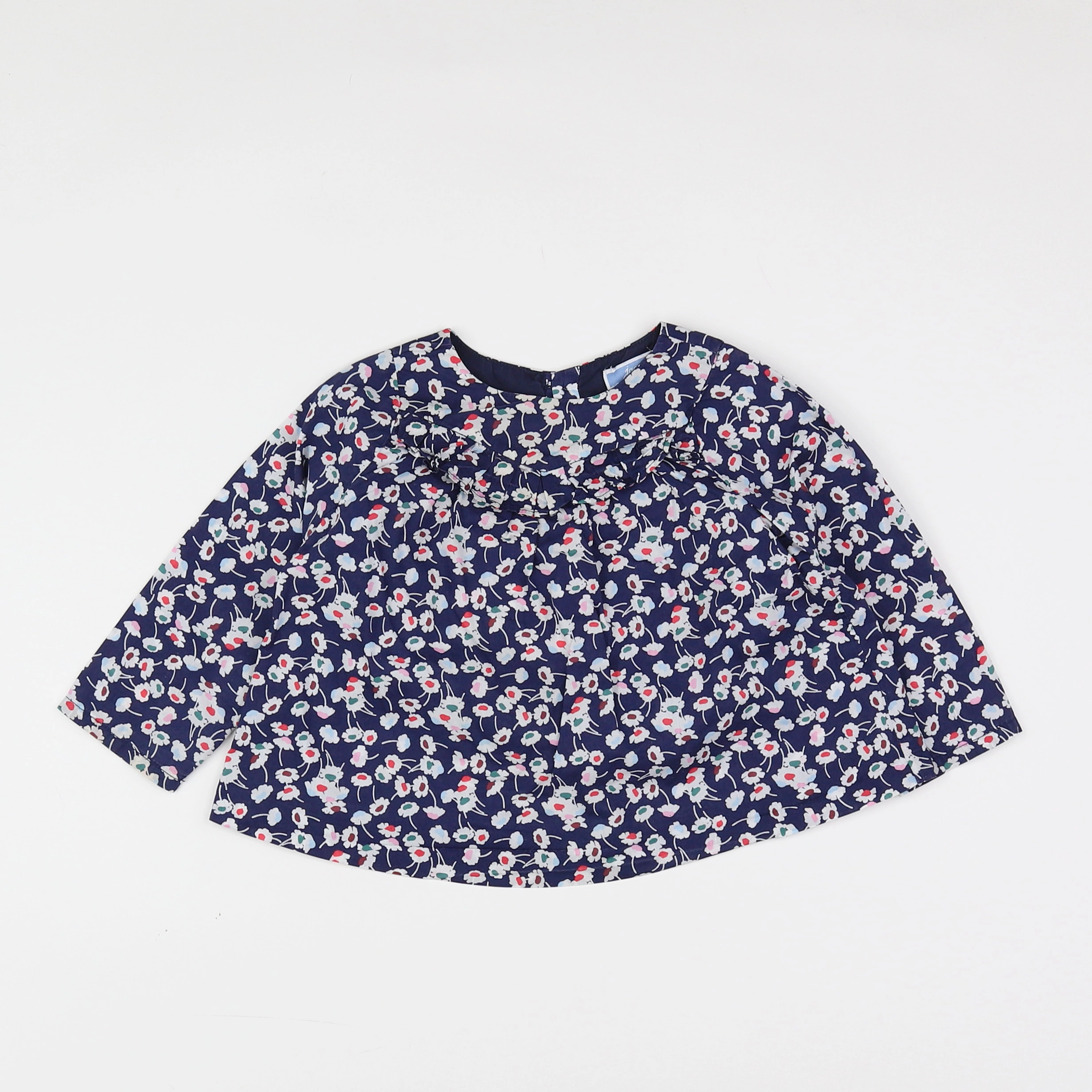 Jacadi - blouse bleu - 18 mois
