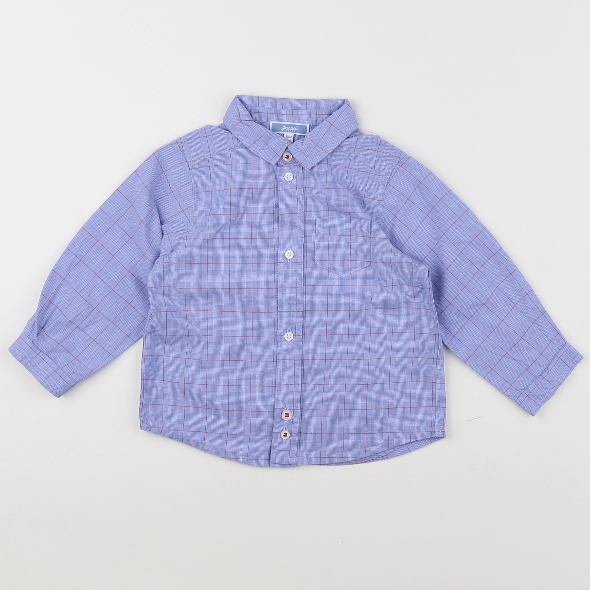 Jacadi - chemise bleu - 18 mois