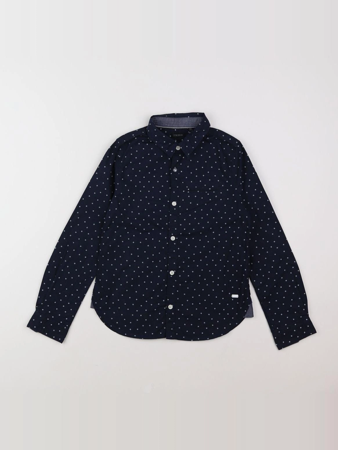 IKKS - chemise bleu, blanc - 8 ans
