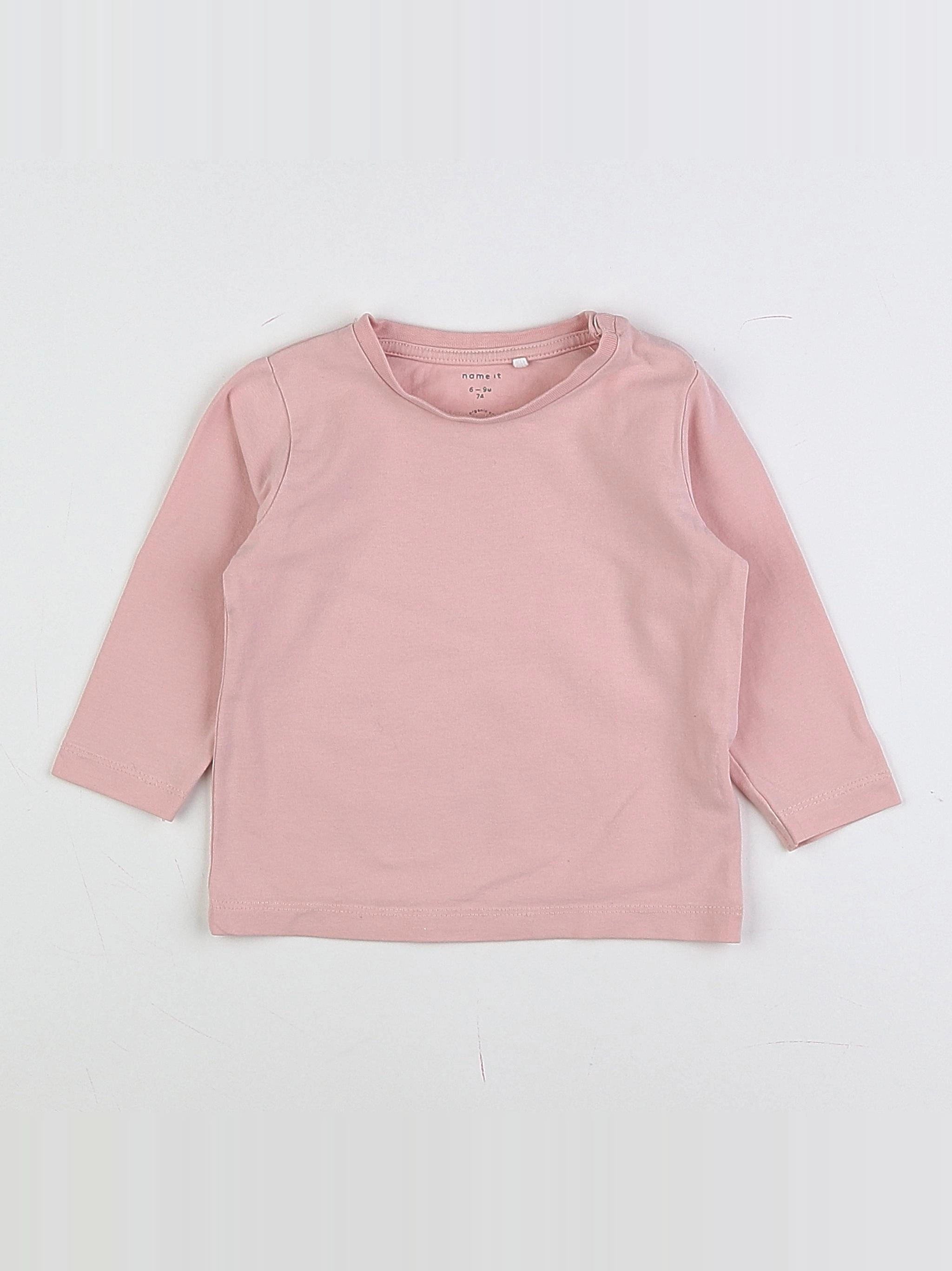 Name it - tee-shirt rose - 6/9 mois