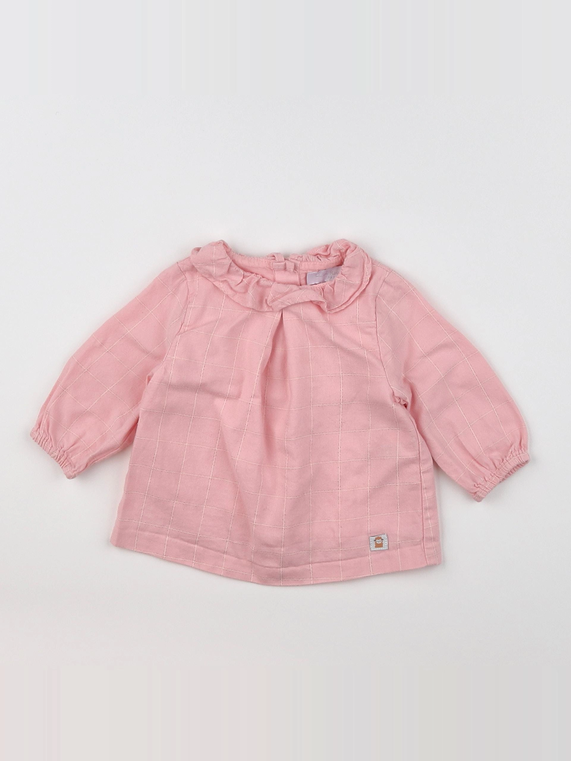 Cadet Rousselle - blouse rose - 3 mois