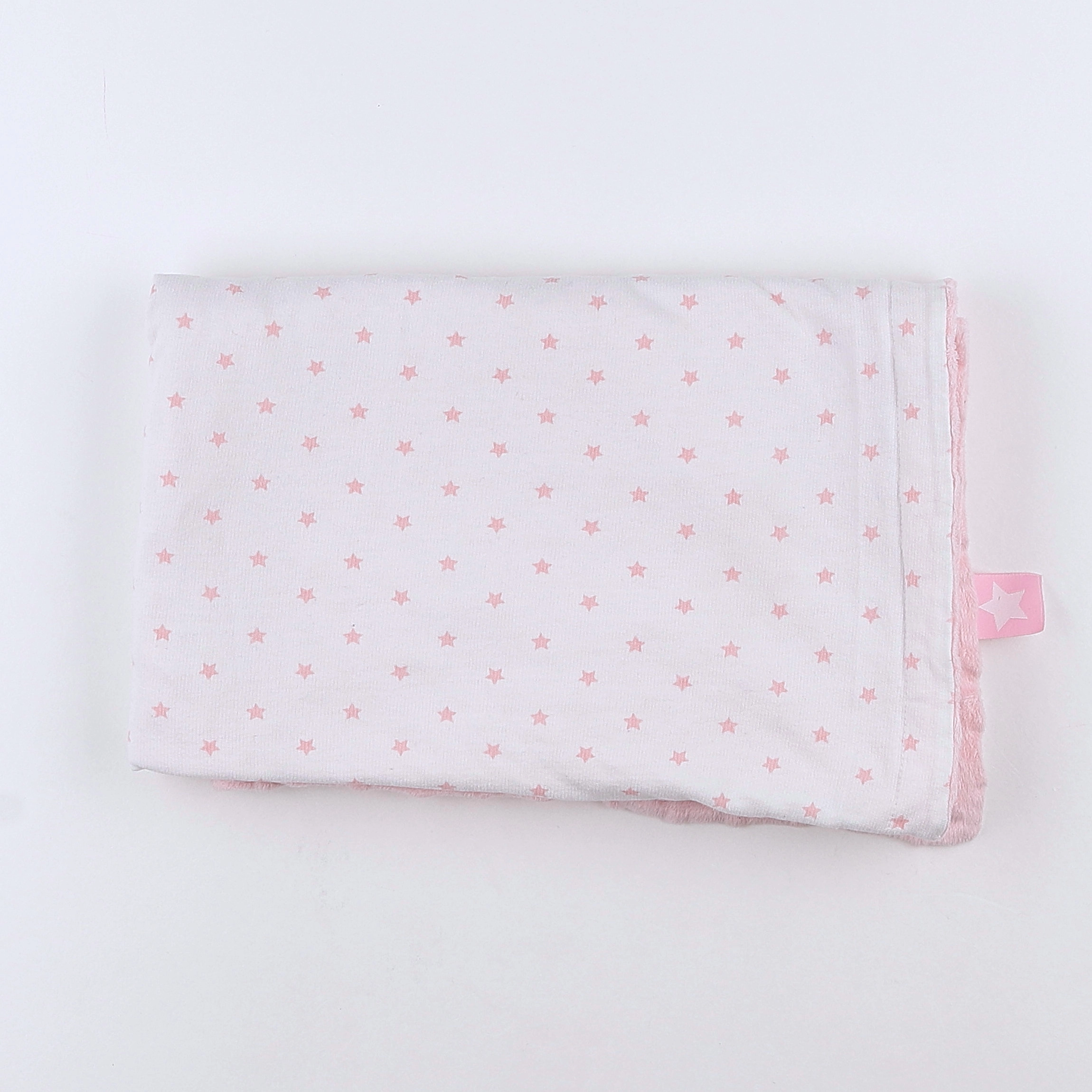 Vertbaudet - couverture blanc, rose