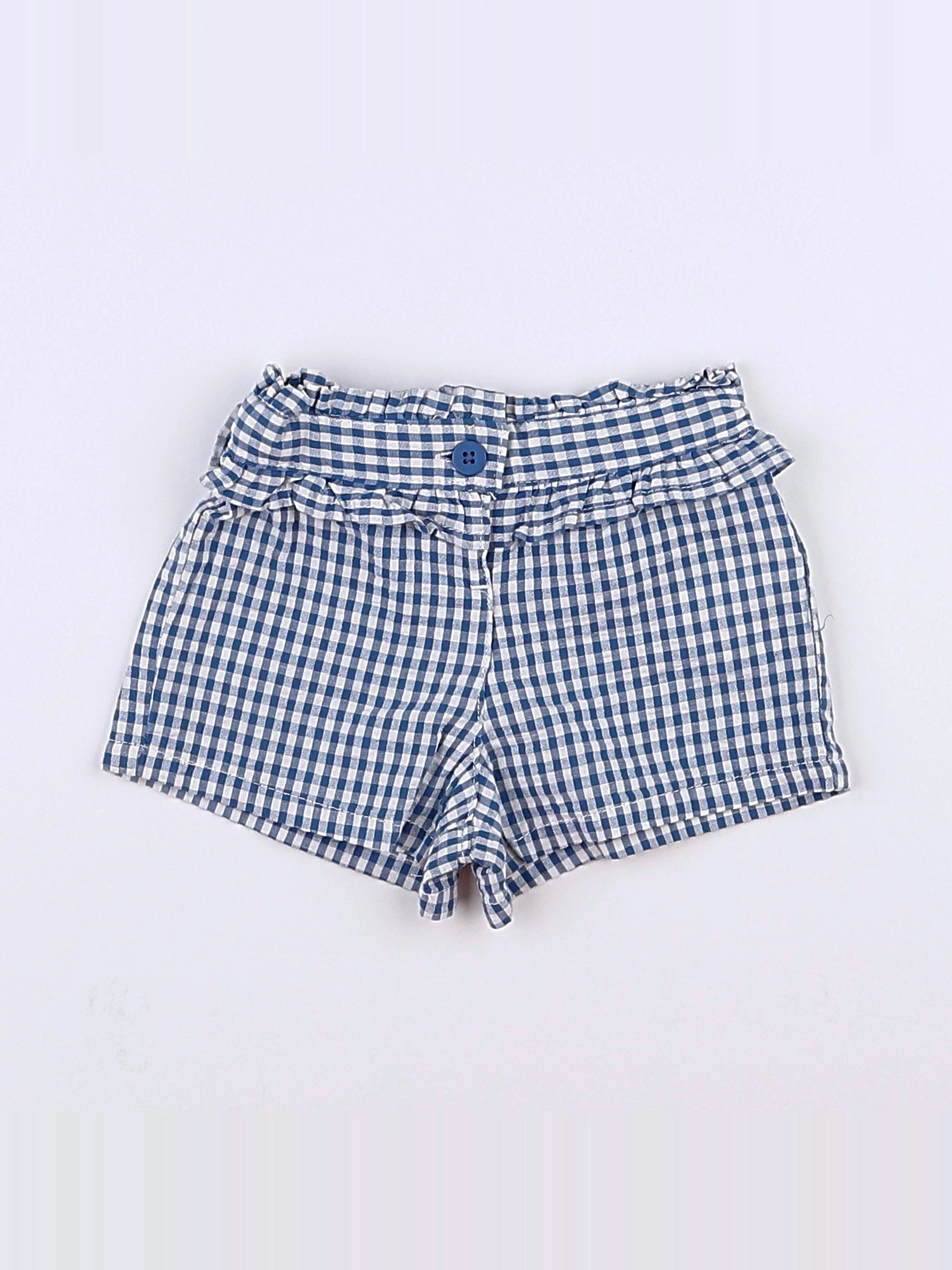 Tape à l'oeil - short bleu - 3 mois