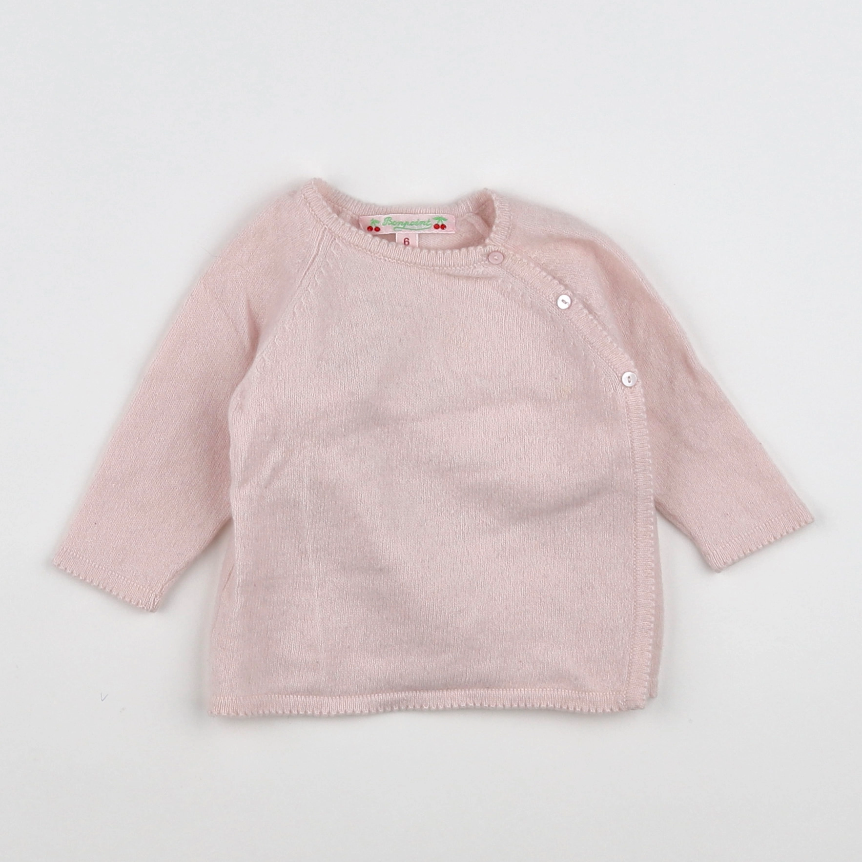 Bonpoint - pull rose - 6 mois