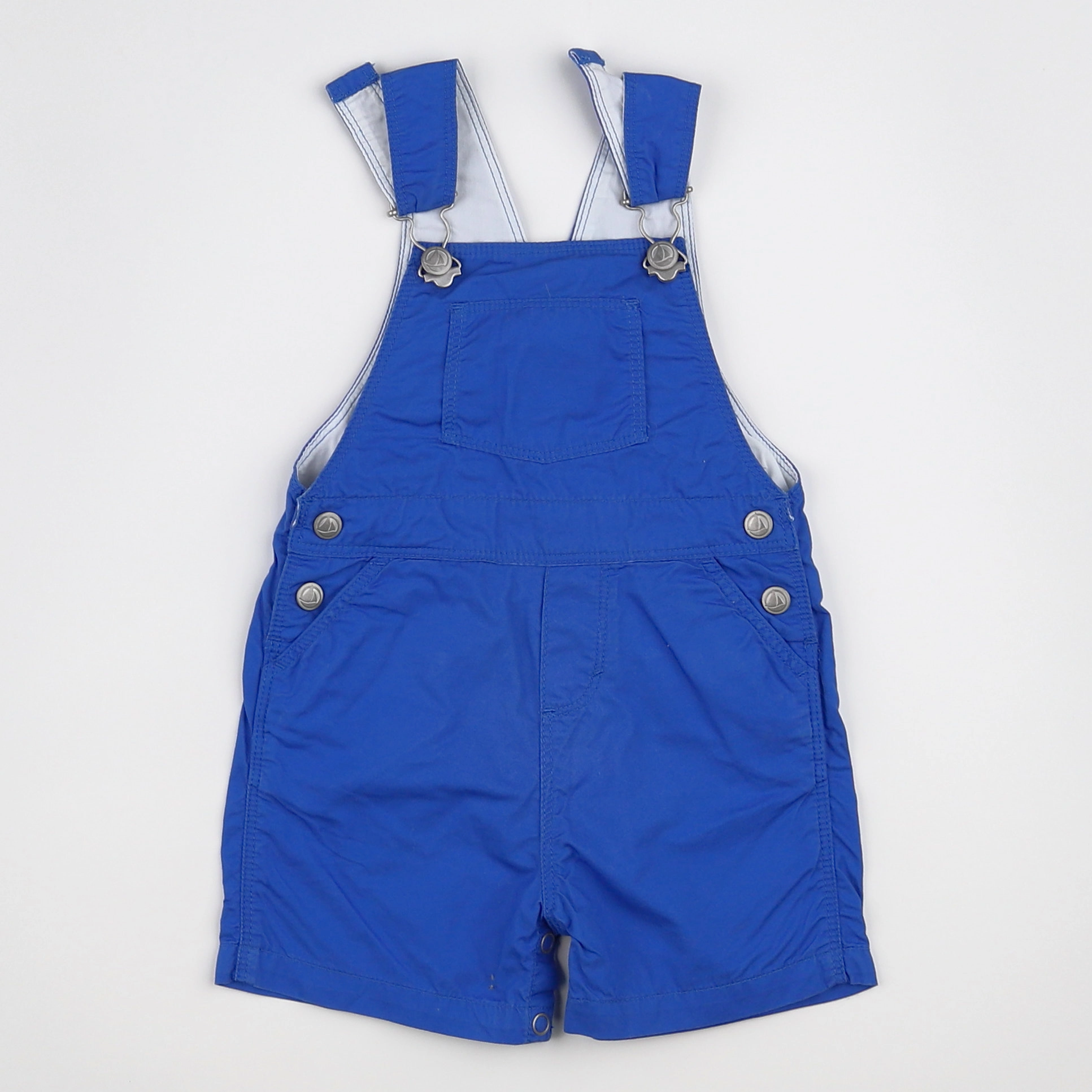 Petit Bateau - salopette bleu - 6 mois