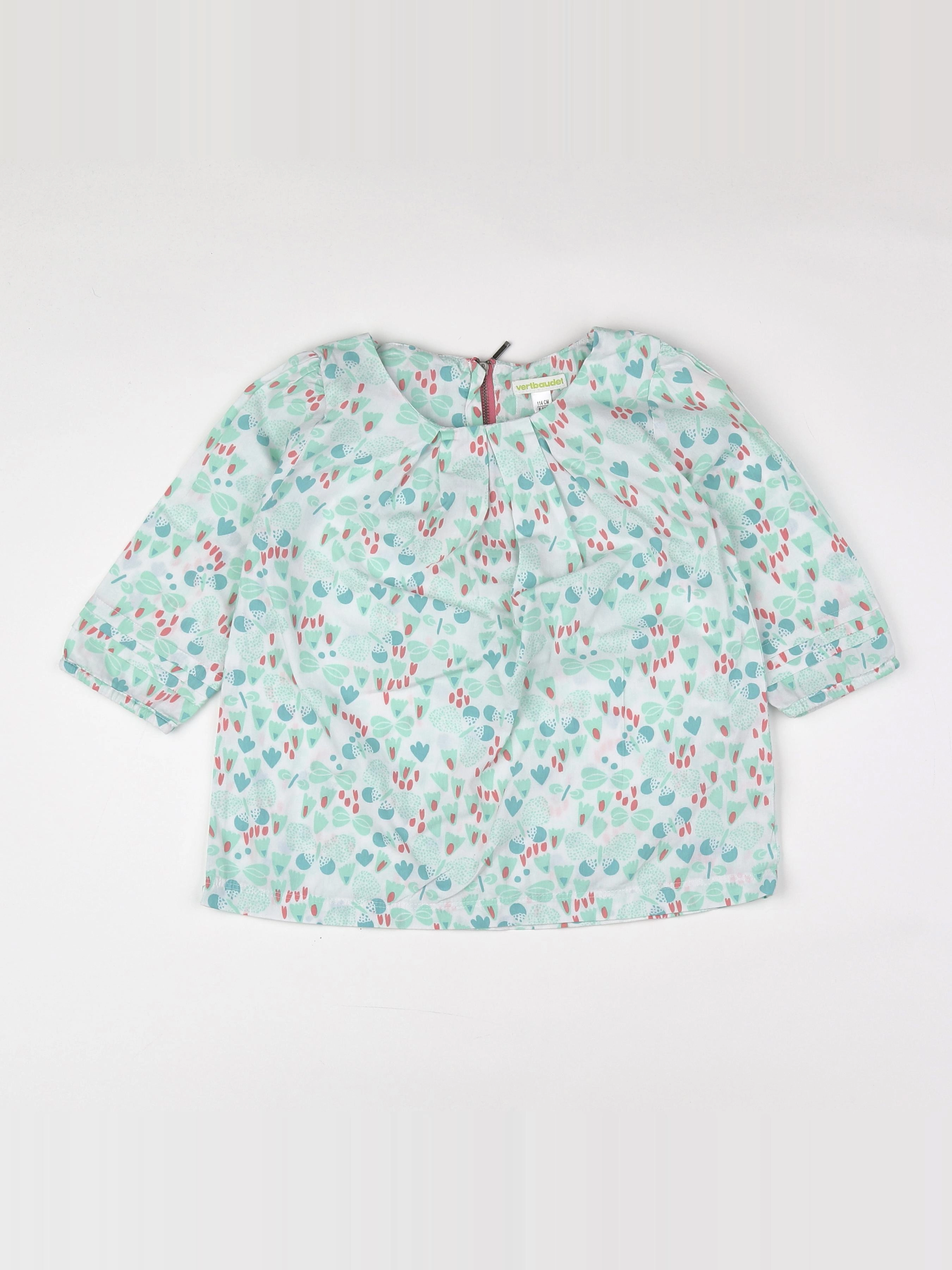 Vertbaudet - blouse multicolore - 6 ans
