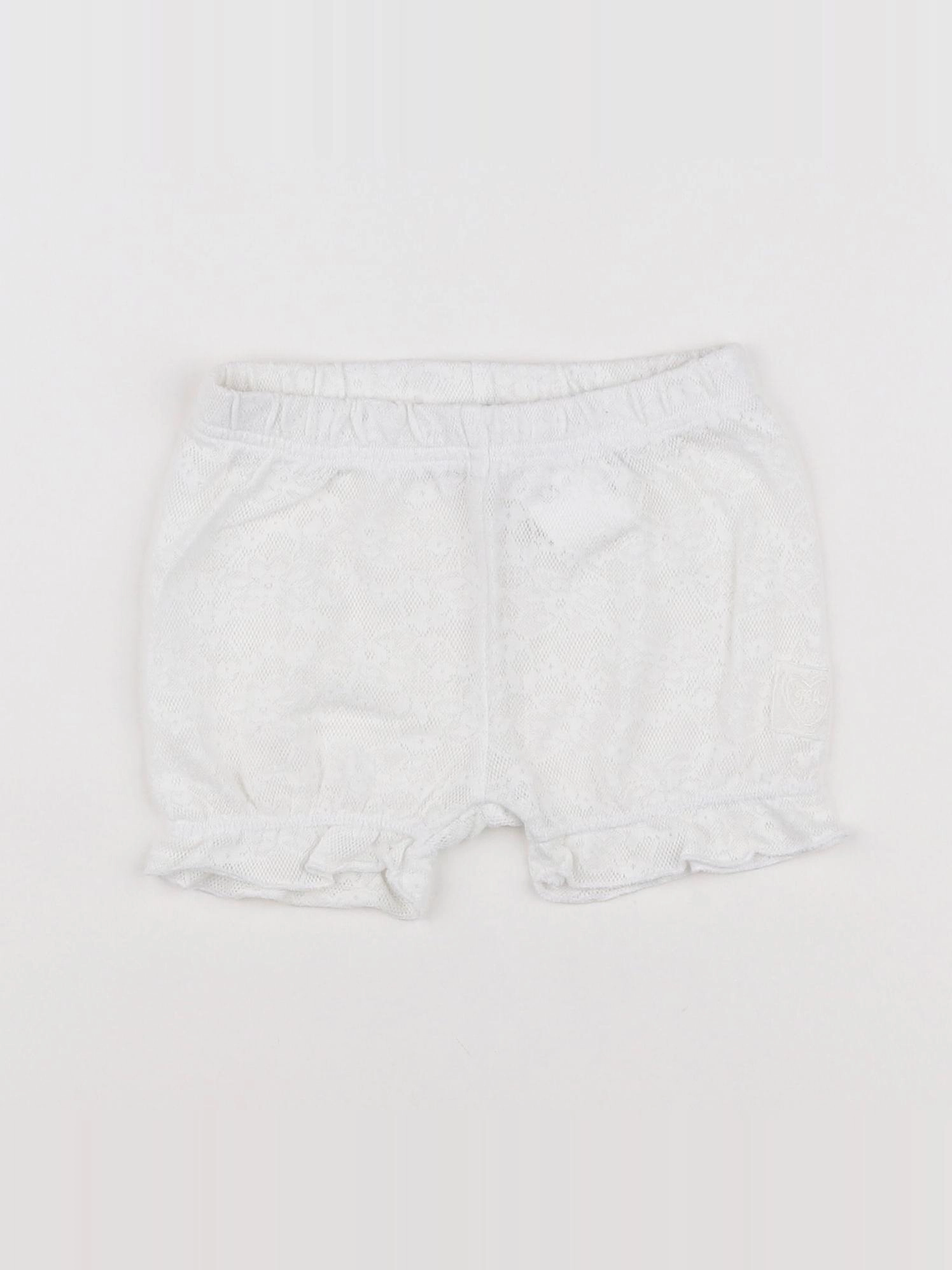 IKKS - short blanc - 12 mois