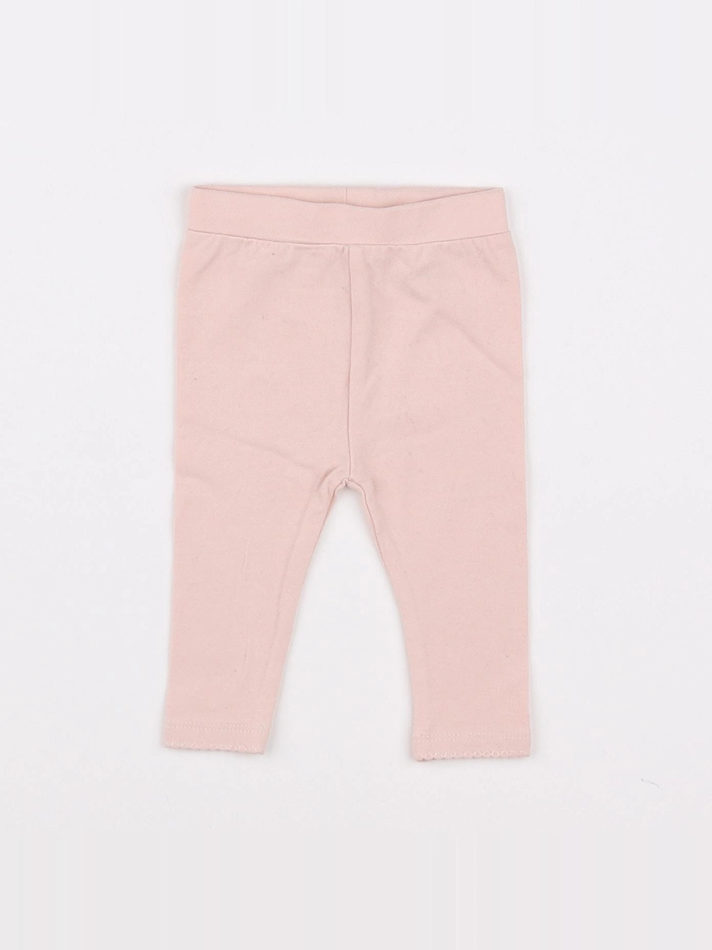 Vertbaudet - legging rose - 3 mois