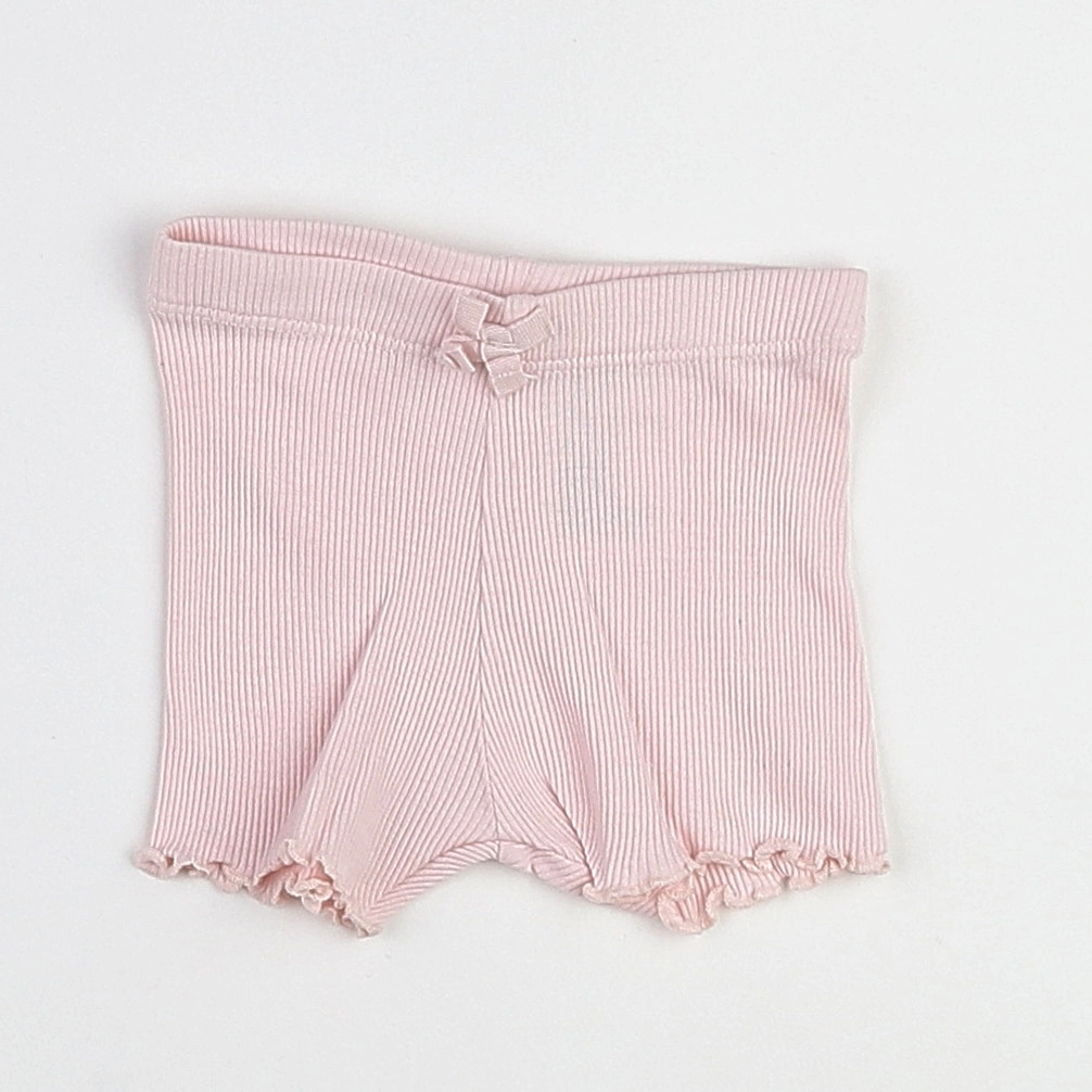 H&M - short rose - 0/1 mois