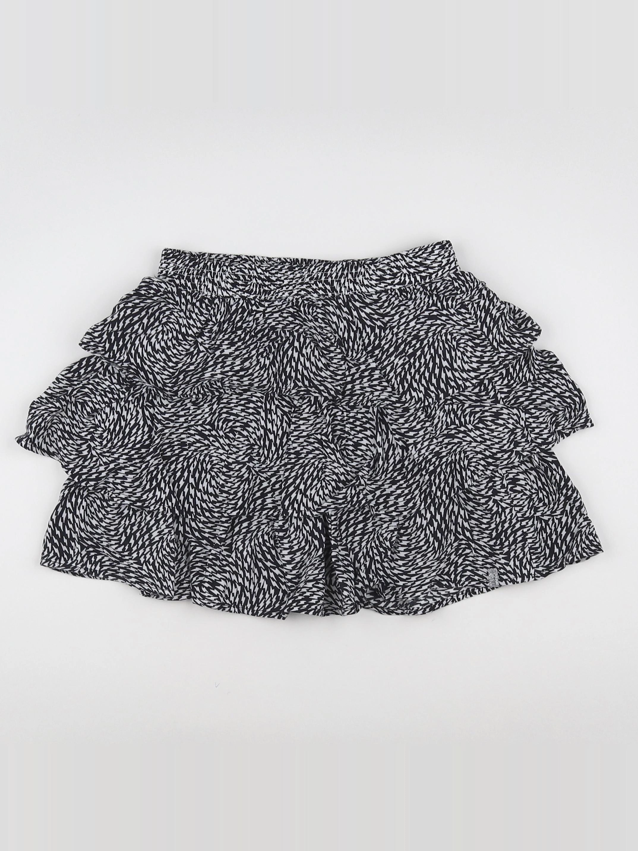 IKKS - jupe blanc, noir - 6 ans