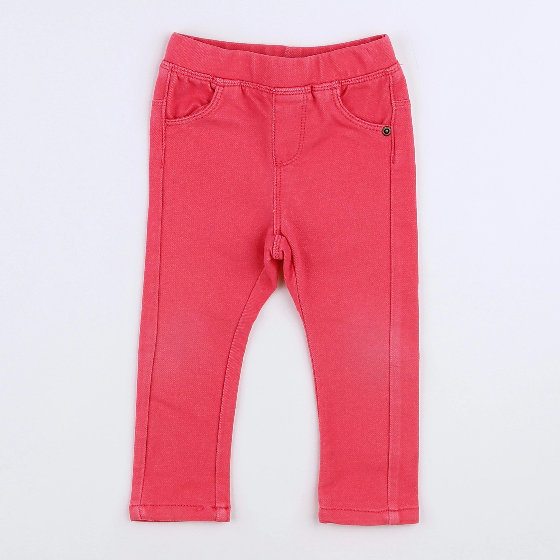 Vertbaudet - jegging rose - 12 mois