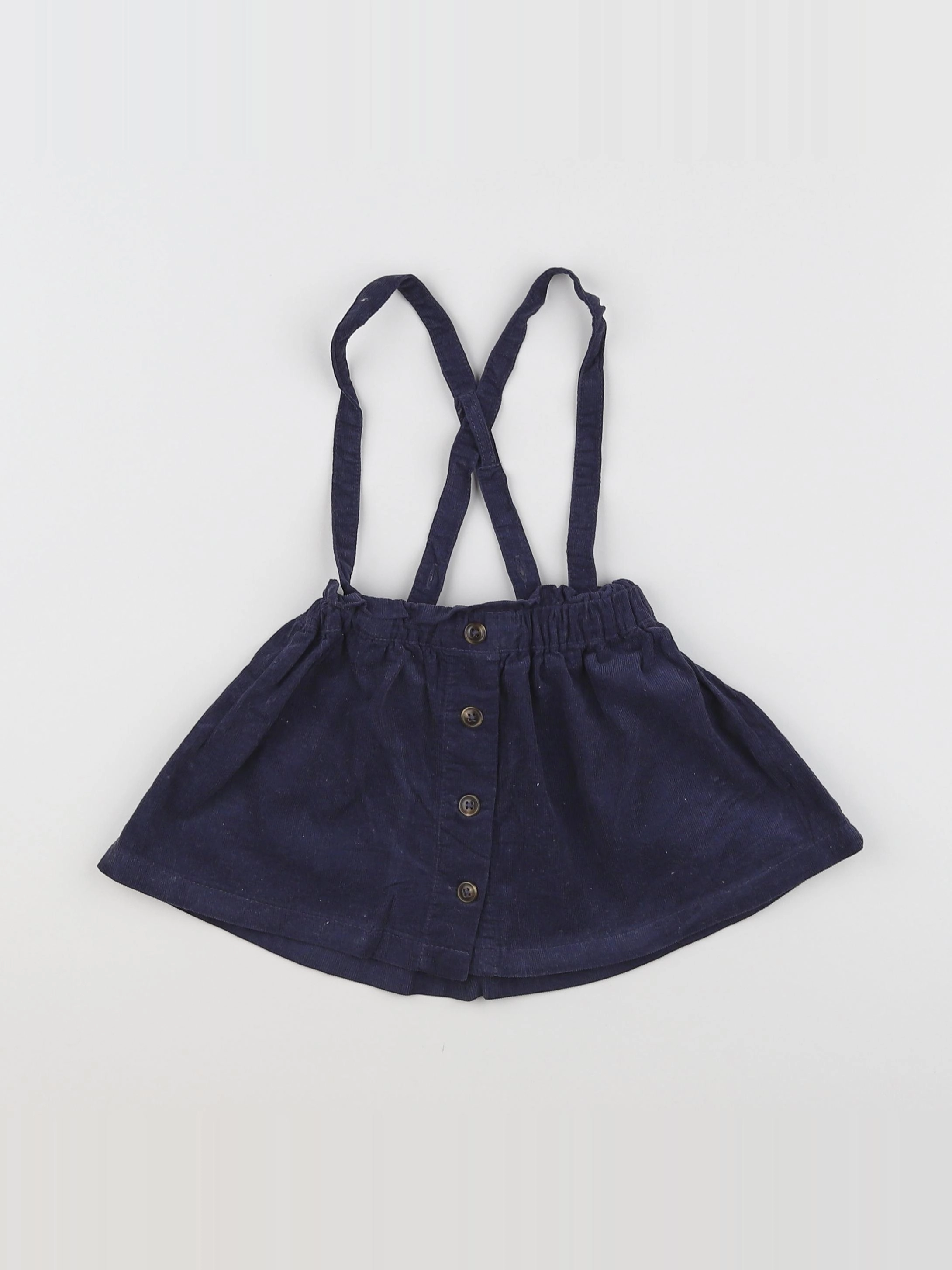 Vertbaudet - jupe bleu - 12 mois