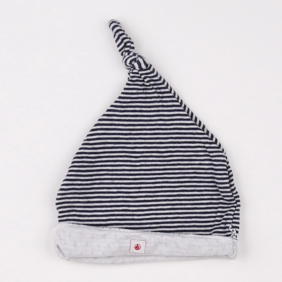 Petit Bateau - bonnet bleu - 3 mois