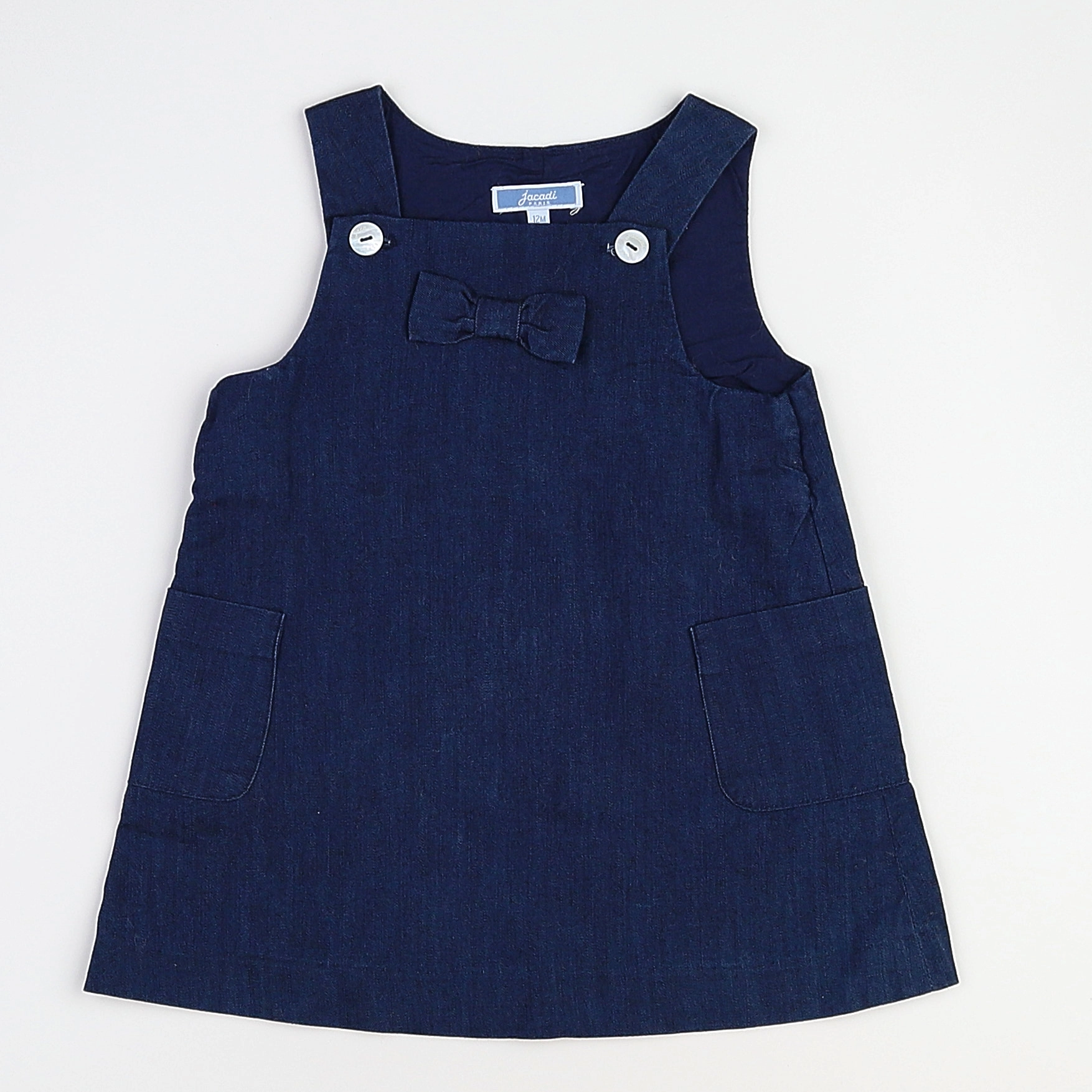 Jacadi - robe bleu - 12 mois