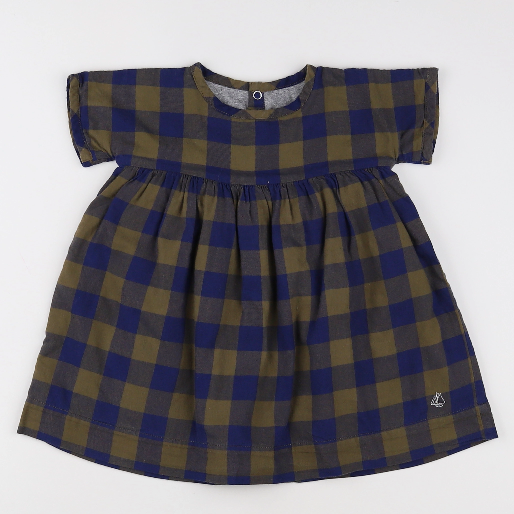 Petit Bateau - robe multicolore - 12 mois