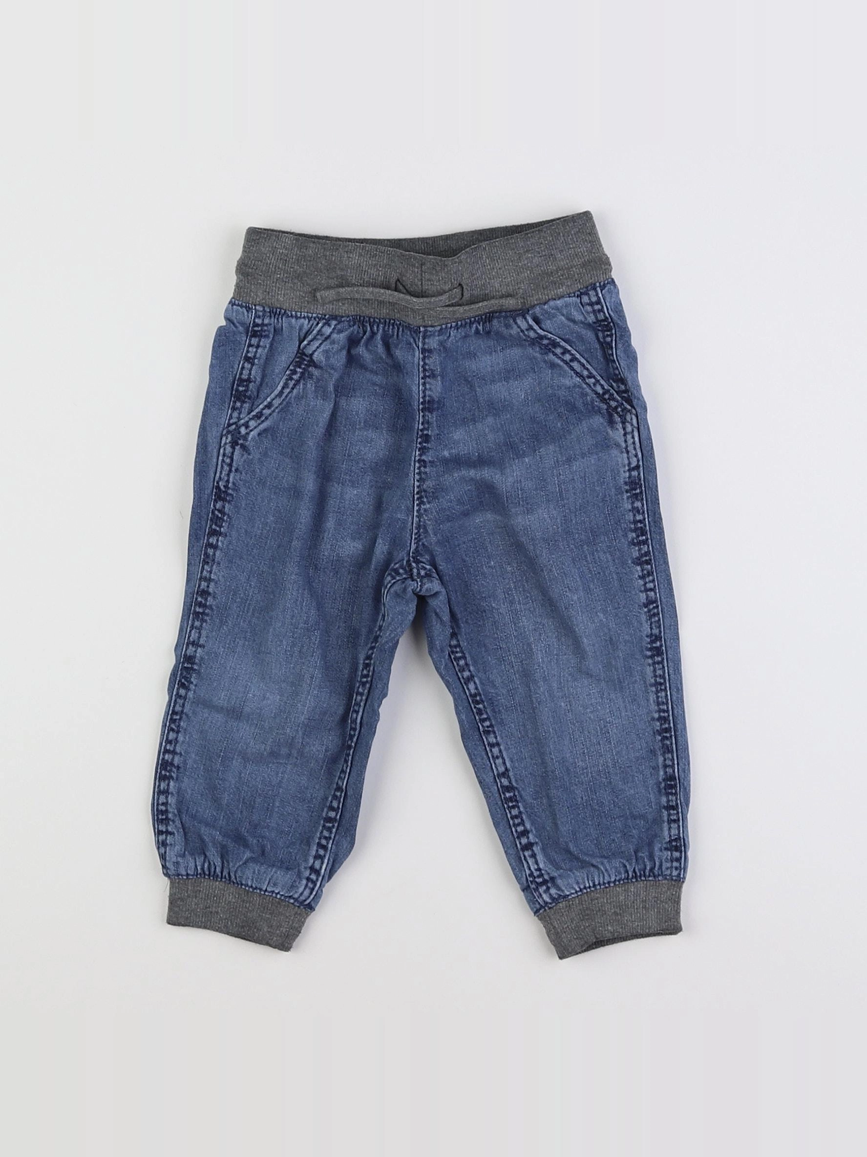 H&M - jean bleu - 12 mois