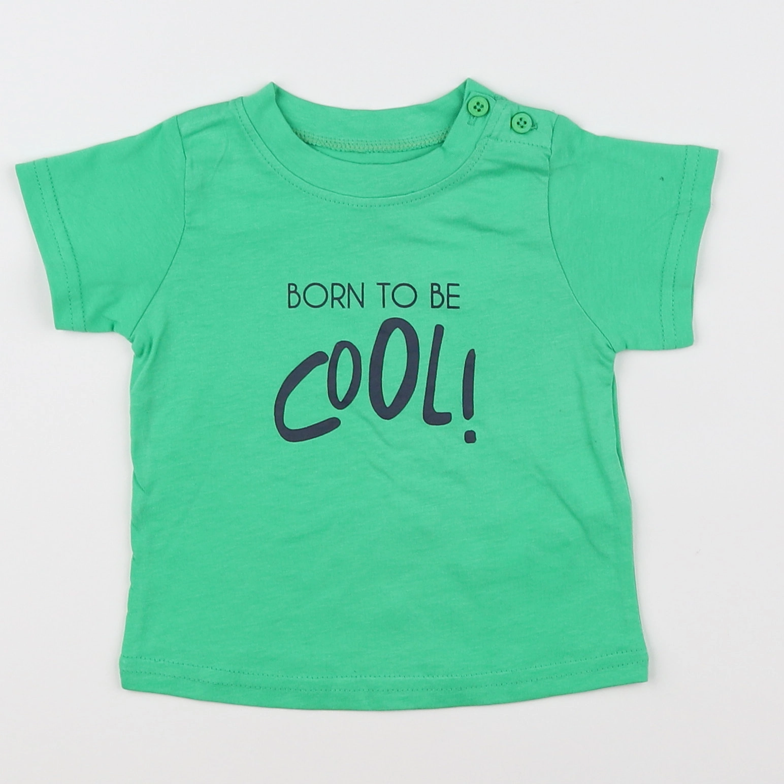 Tape à l'oeil - tee-shirt vert, bleu - 6 mois