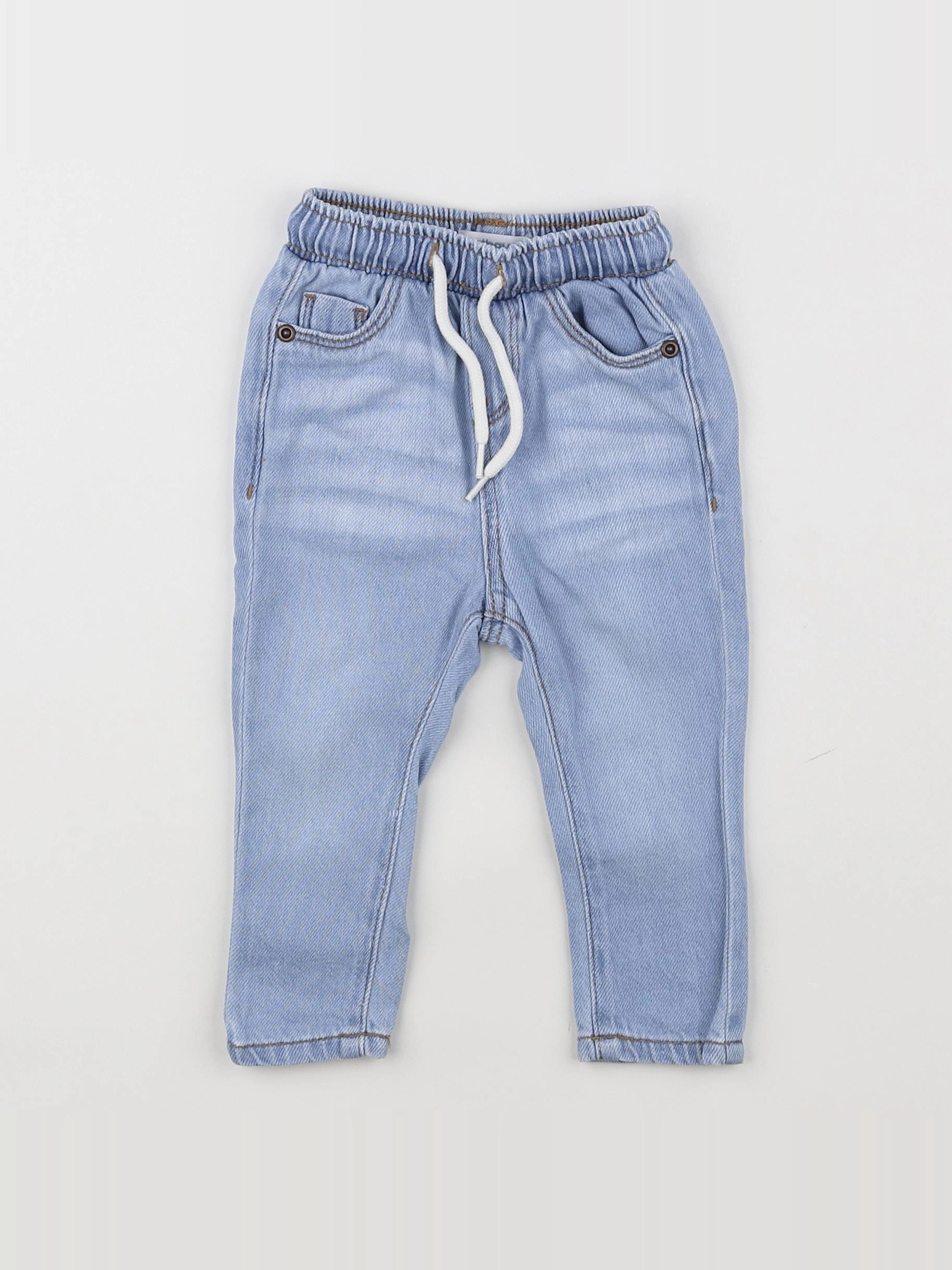 Vertbaudet - jean bleu - 6 mois