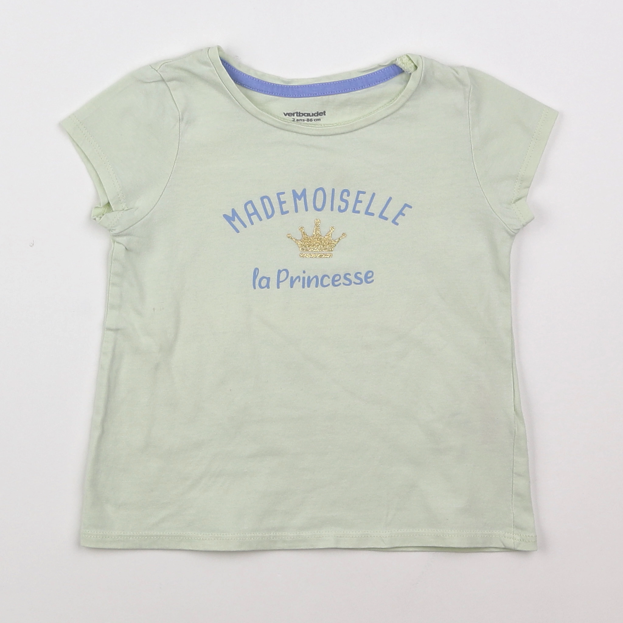 Vertbaudet - tee-shirt jaune - 2 ans